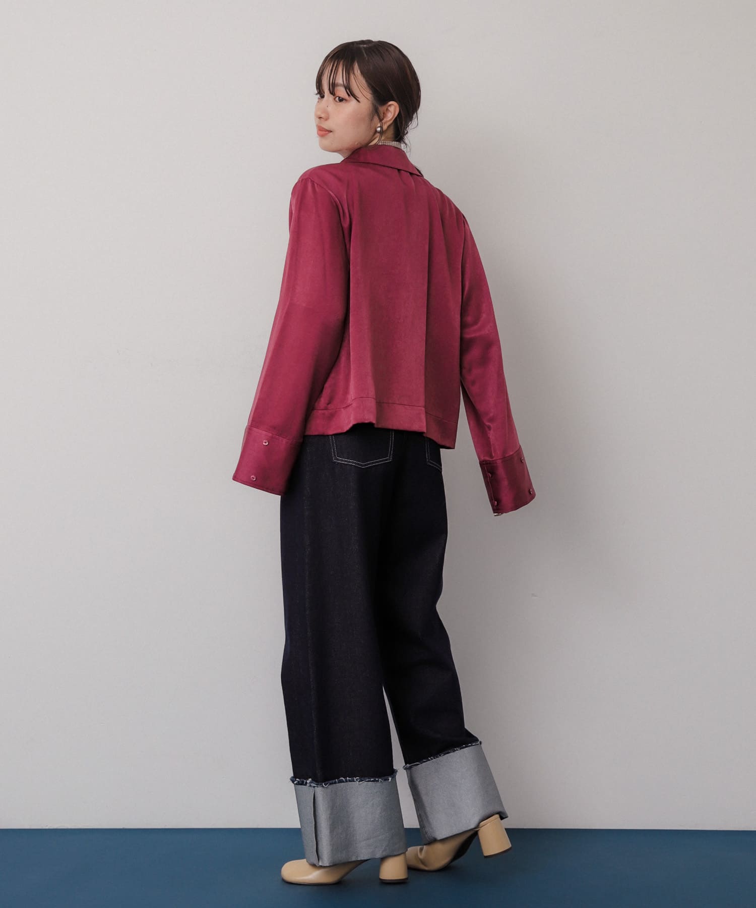 身長：158cm サイズ：one