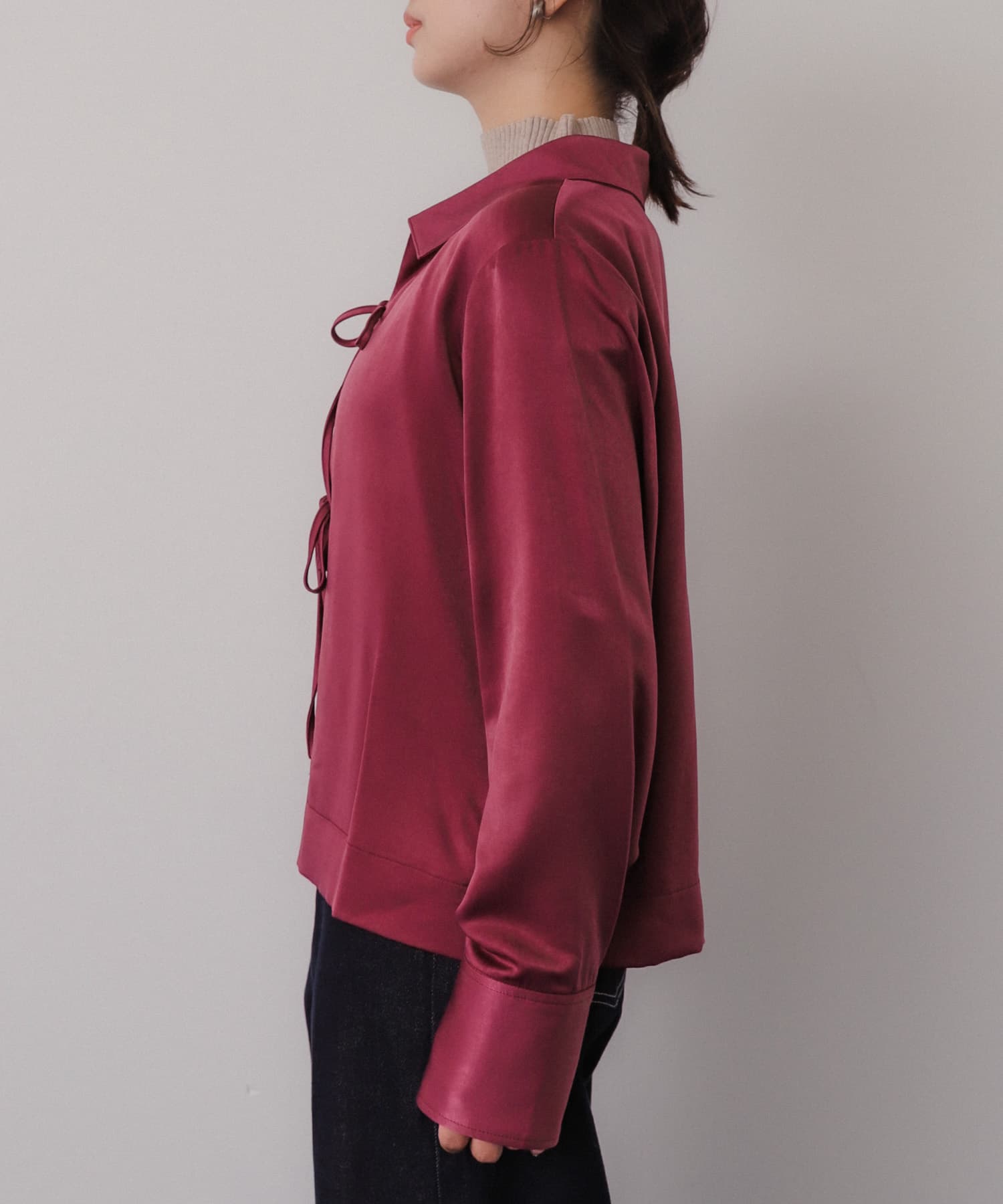 身長：158cm サイズ：one