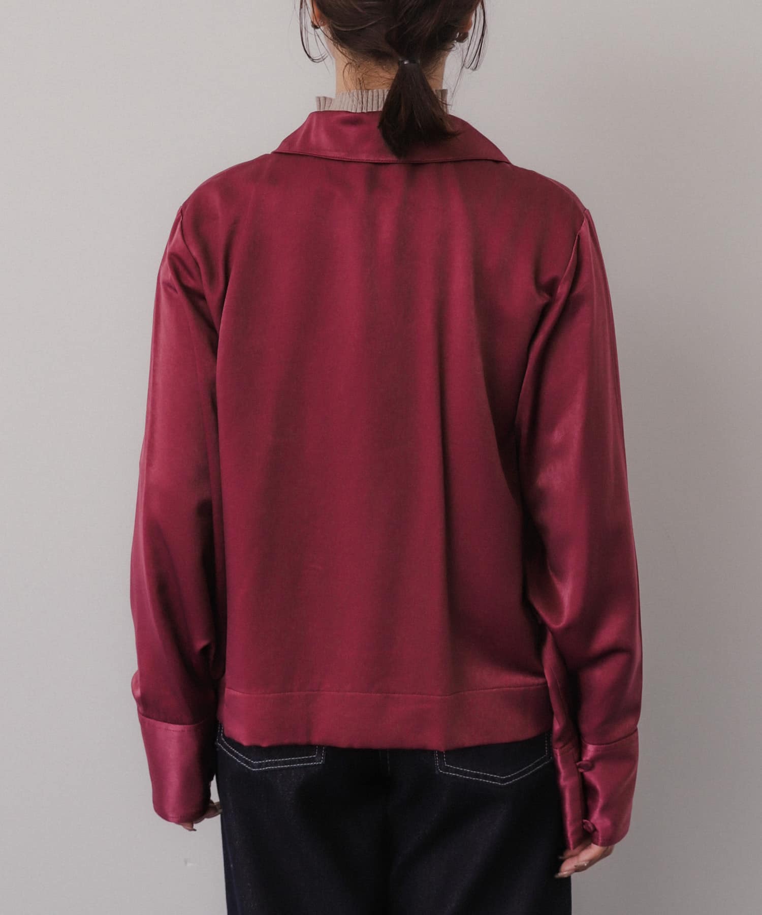 身長：158cm サイズ：one