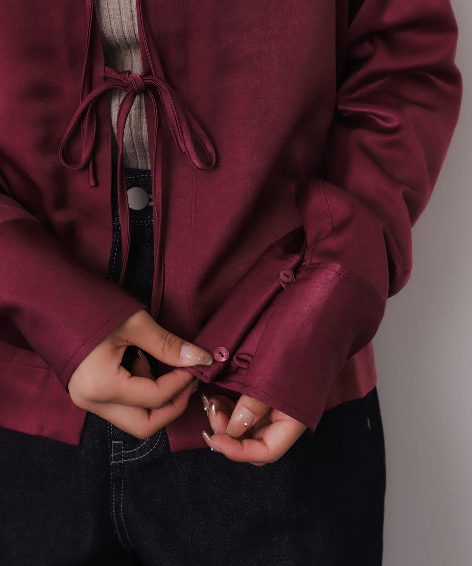 身長：158cm サイズ：one