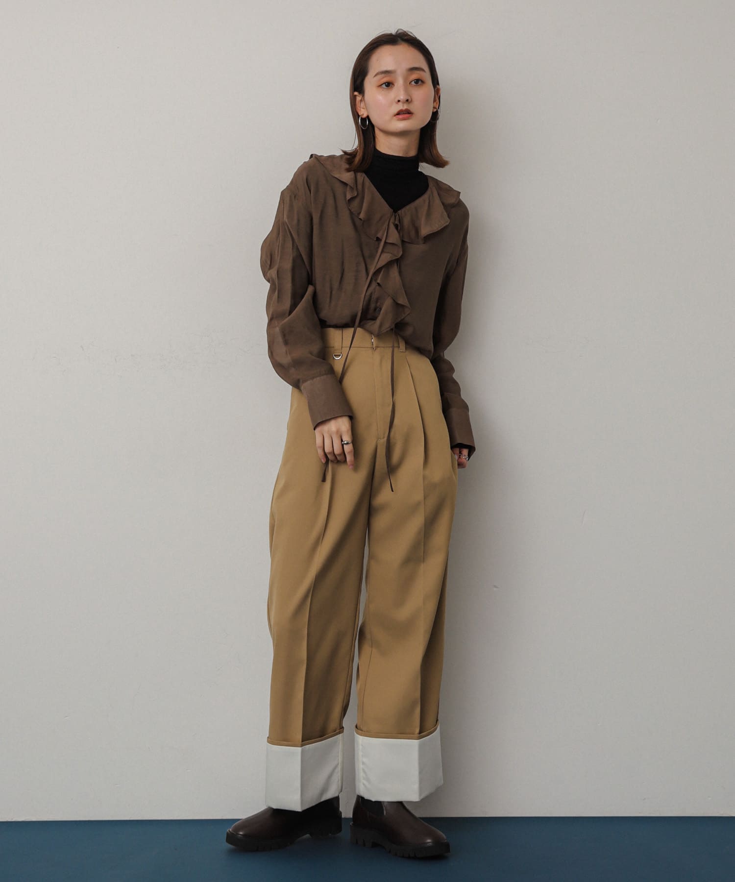 身長：169cm サイズ：one