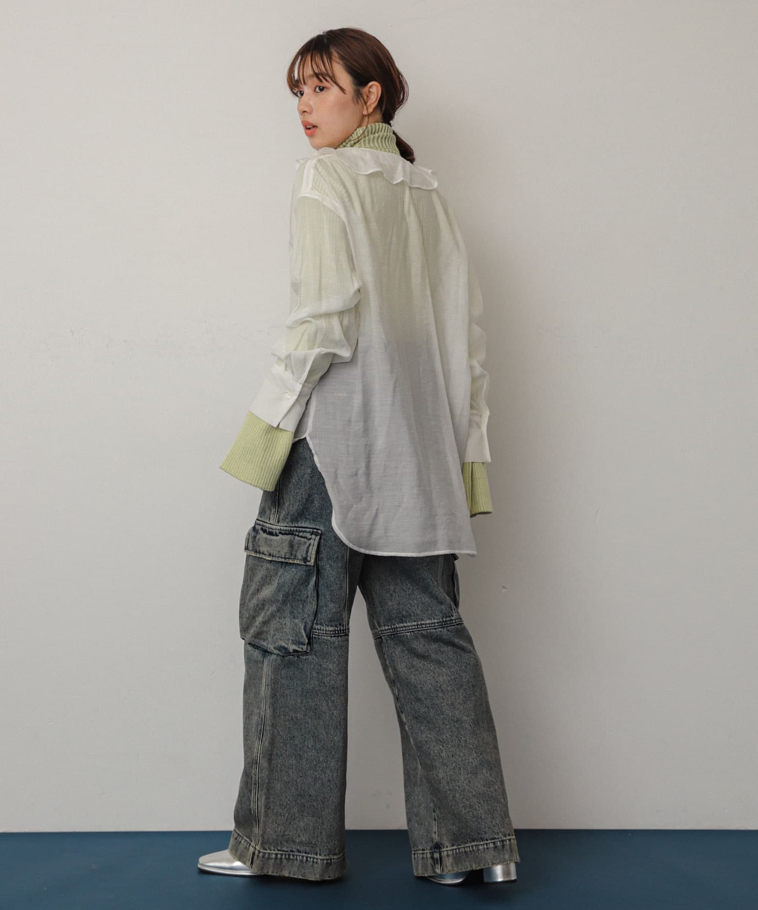 身長：158cm サイズ：one