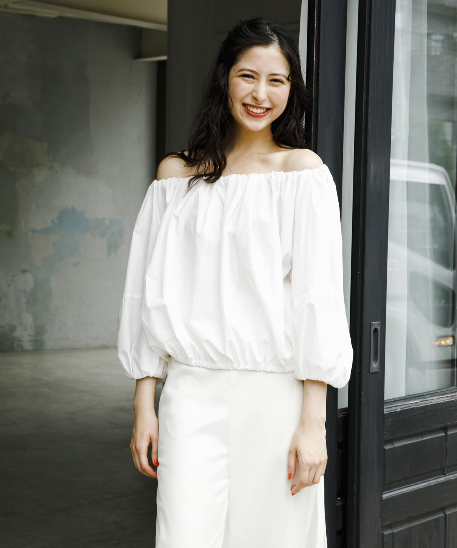身長：168cm サイズ：one