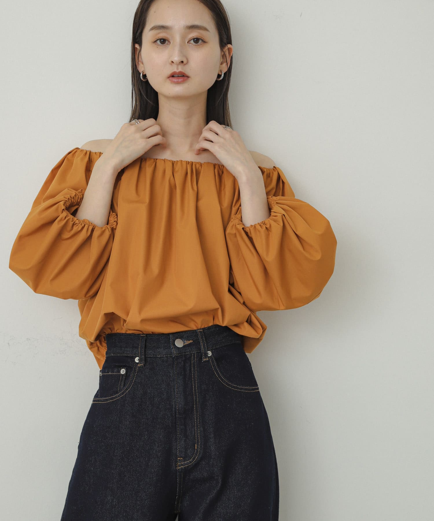 身長：169cm サイズ：one