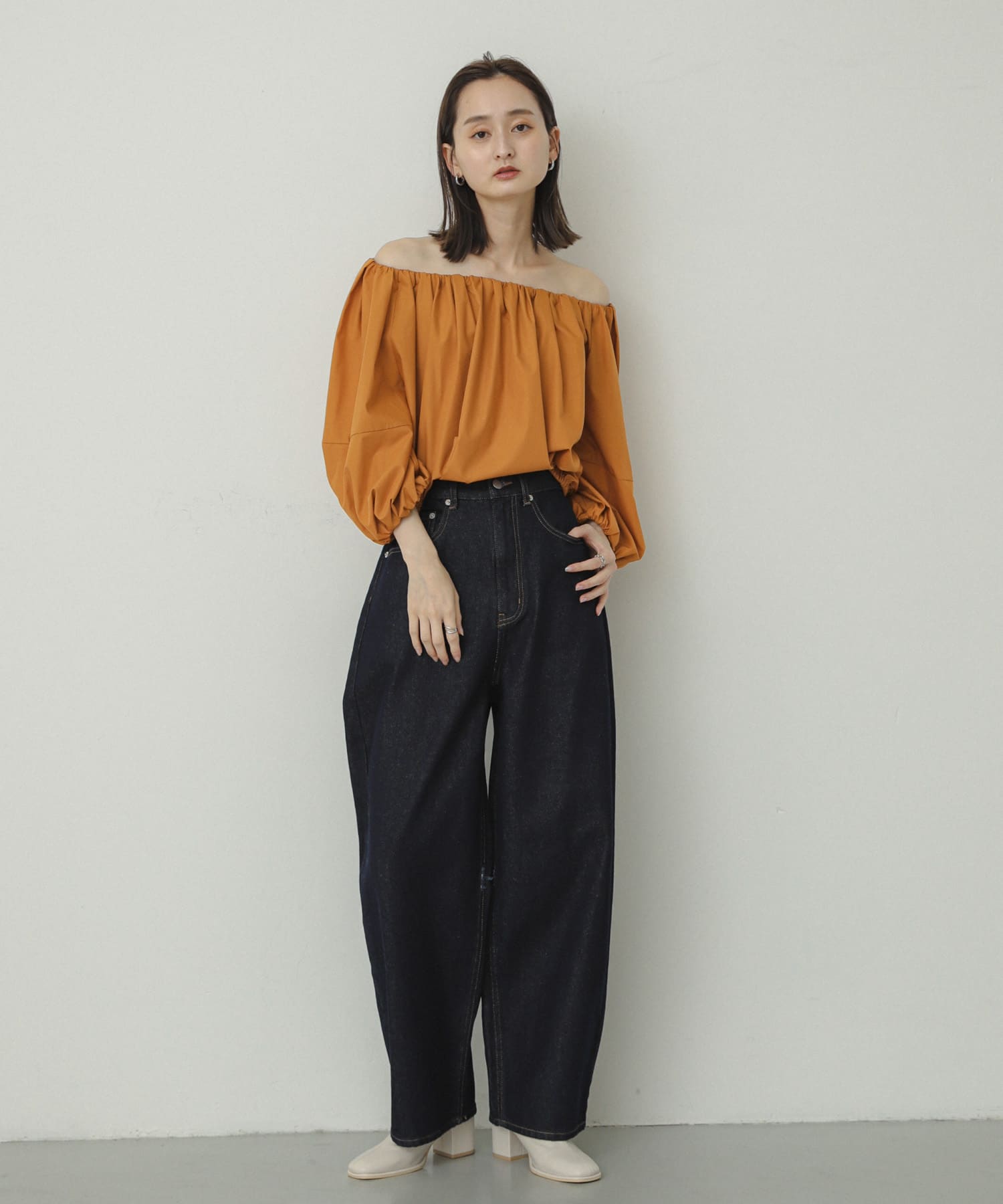 身長：169cm サイズ：one