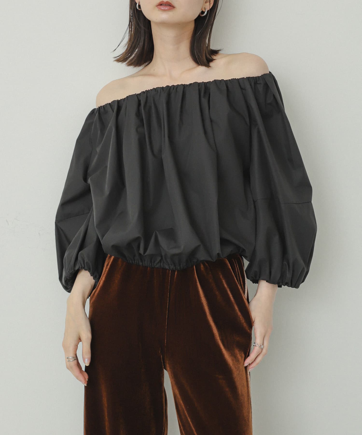 身長：169cm サイズ：one