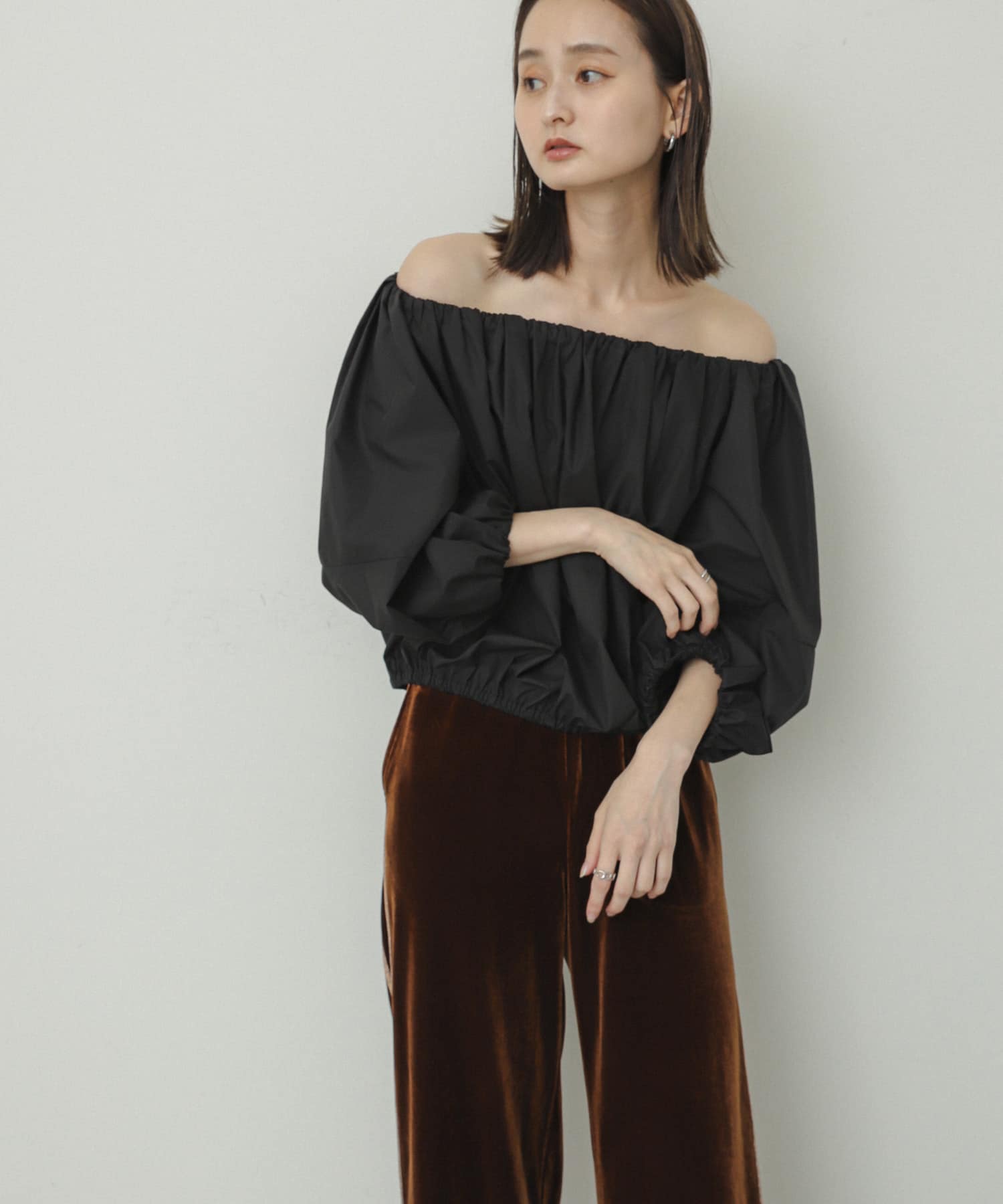 身長：169cm サイズ：one