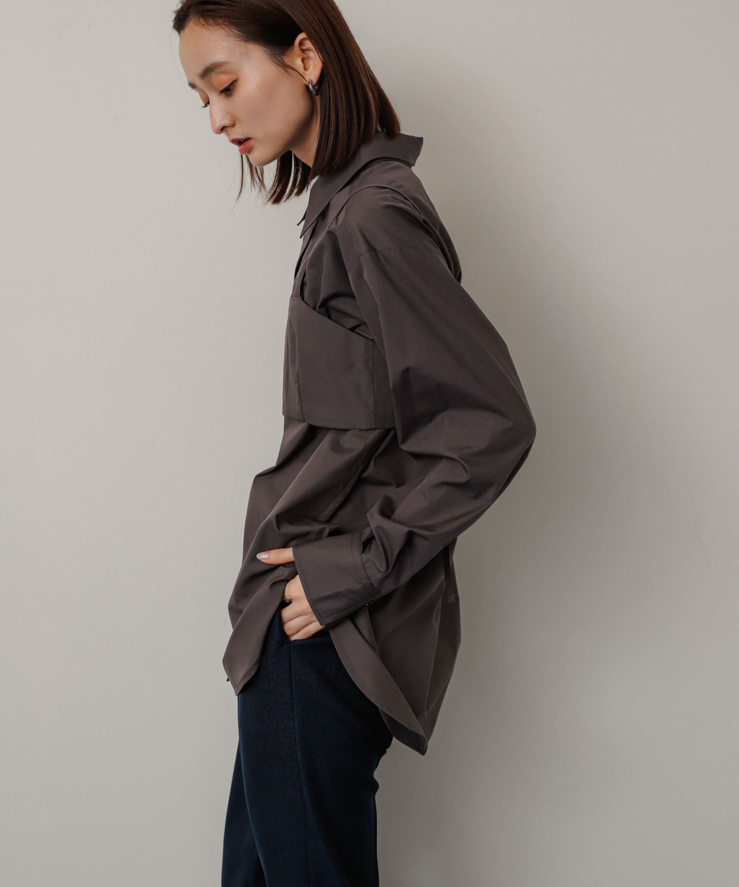 身長：169cm サイズ：one
