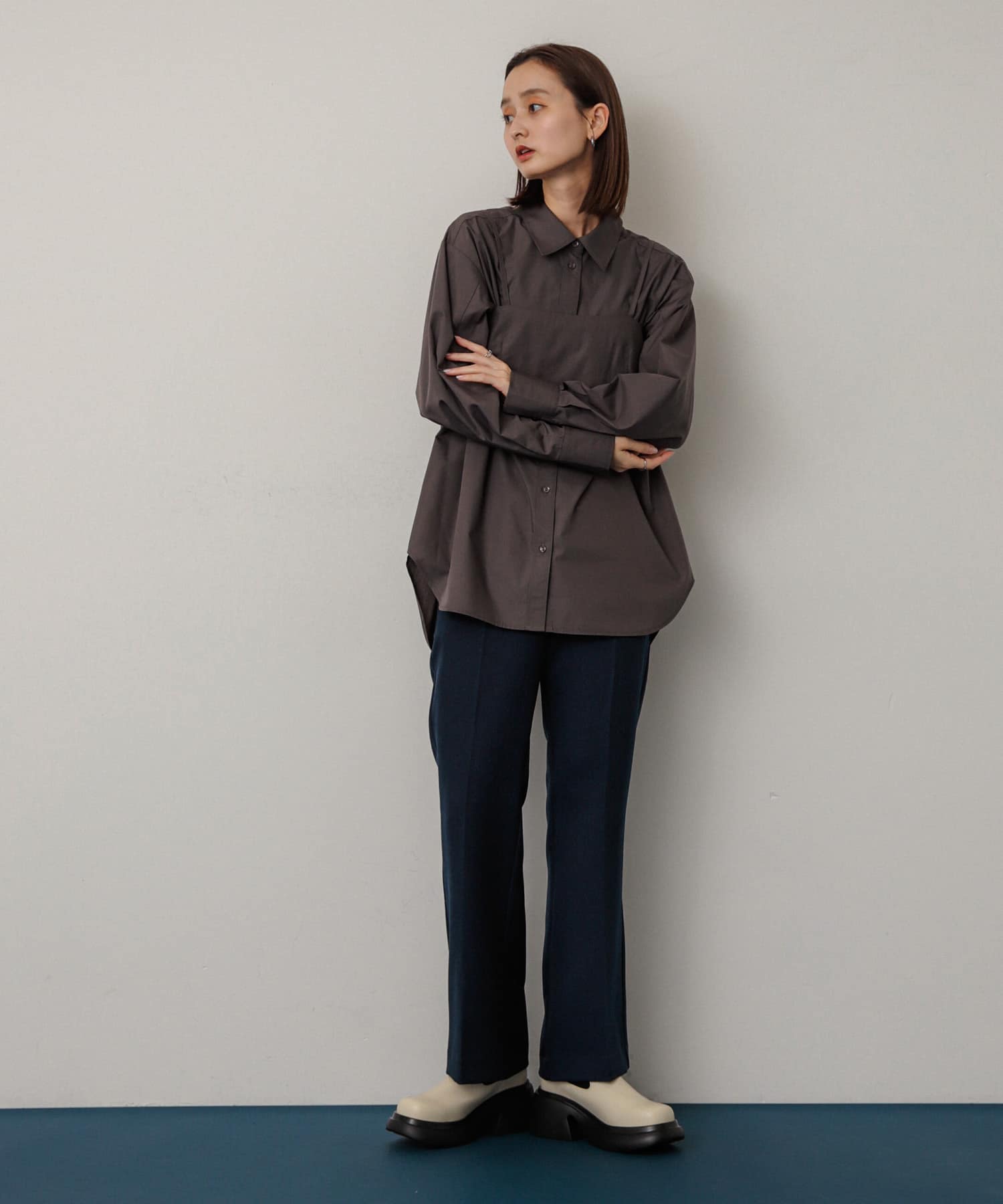 身長：169cm サイズ：one