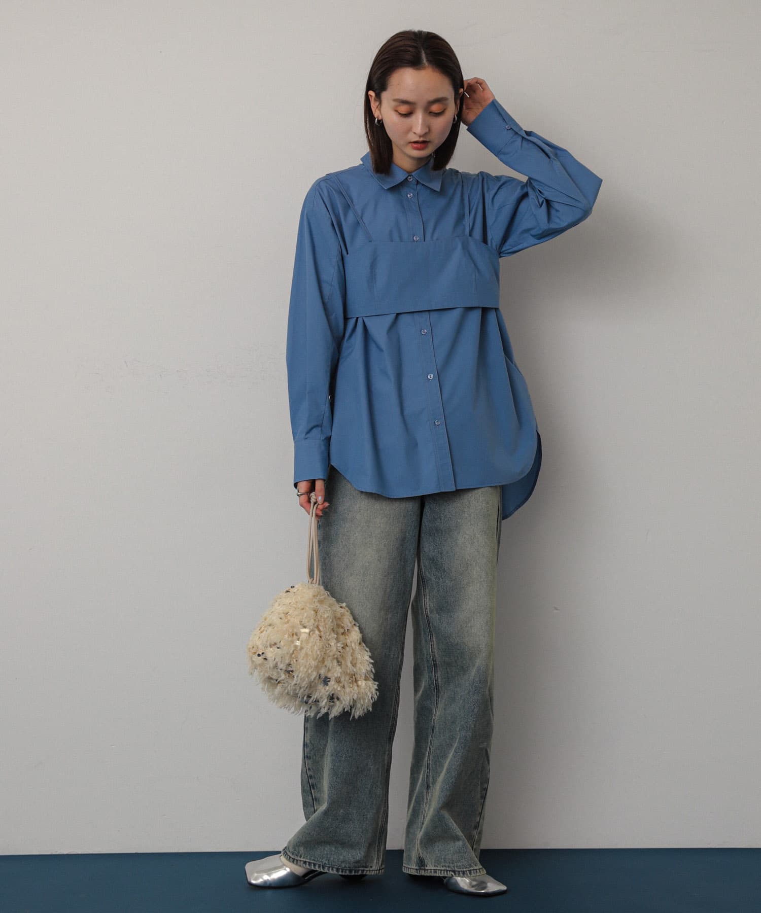 身長：169cm サイズ：one