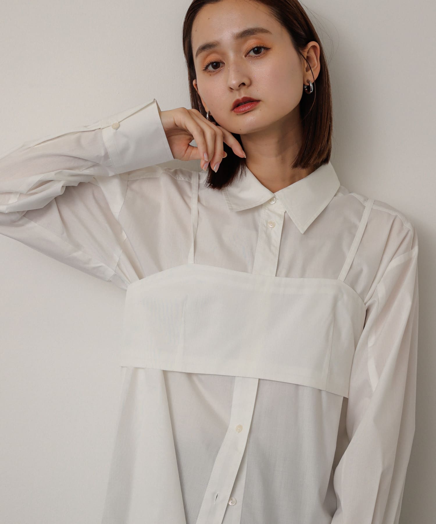 身長：169cm サイズ：one