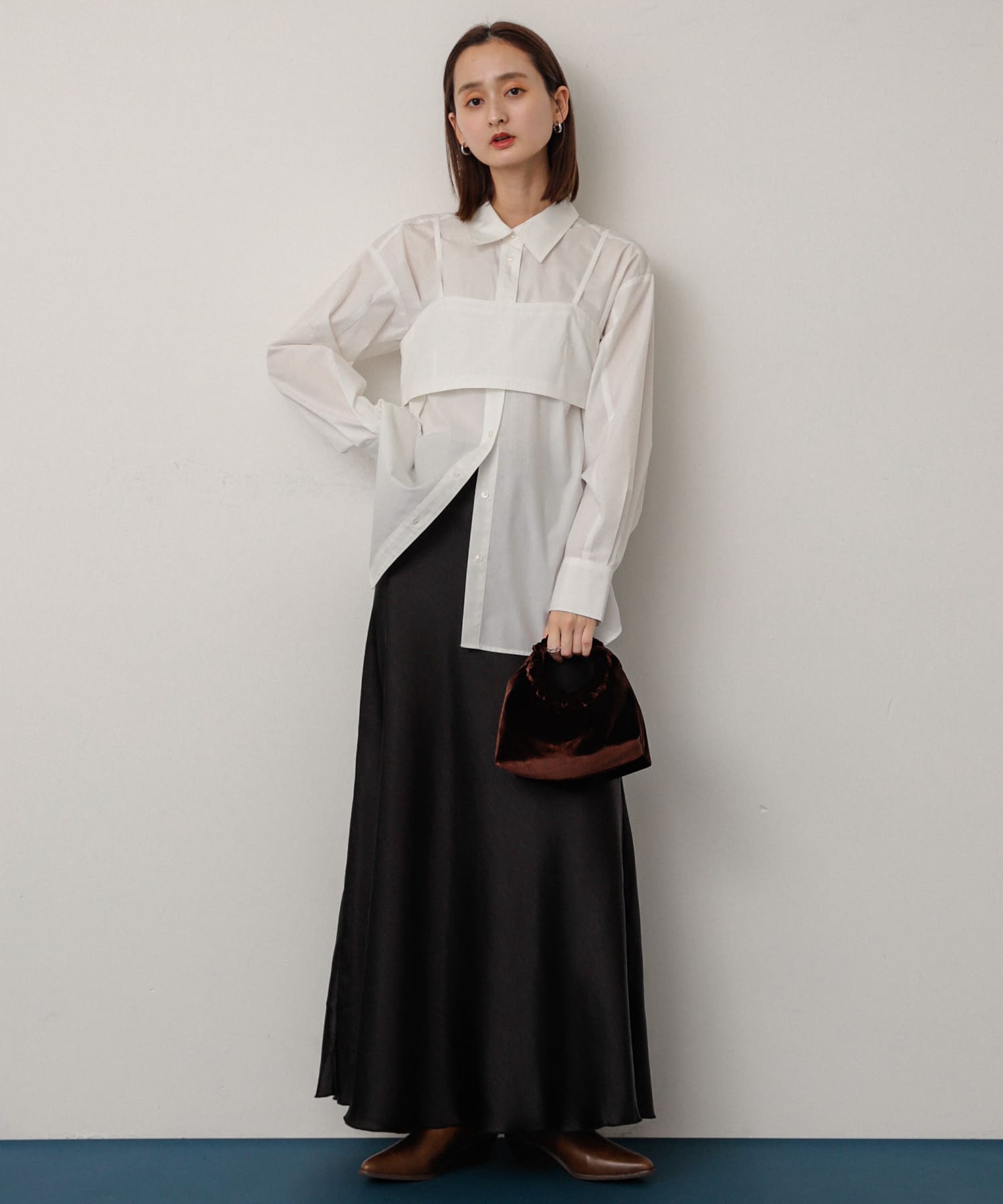 身長：169cm サイズ：one