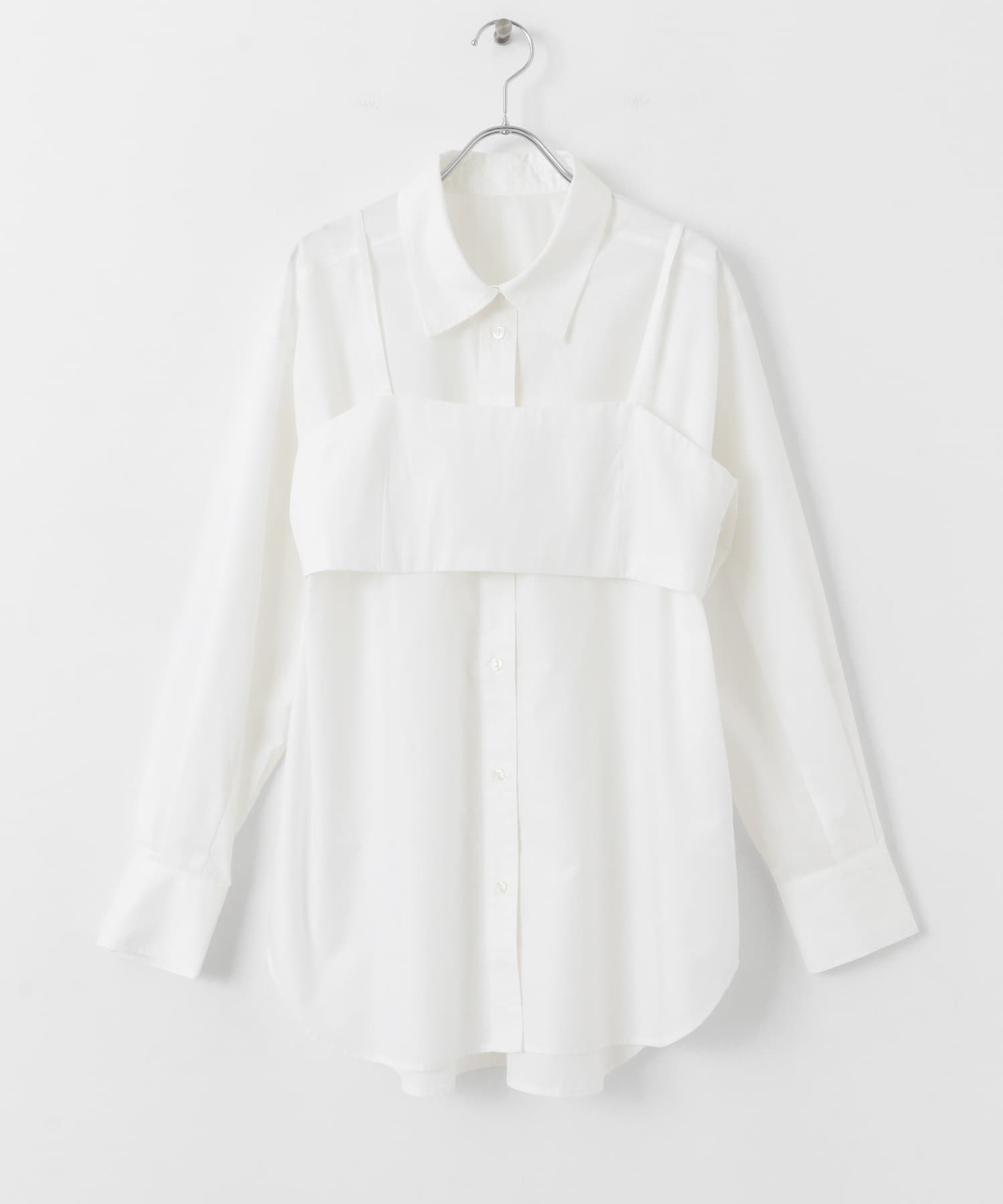 ビスチェシャツアンサンブル IVORY one