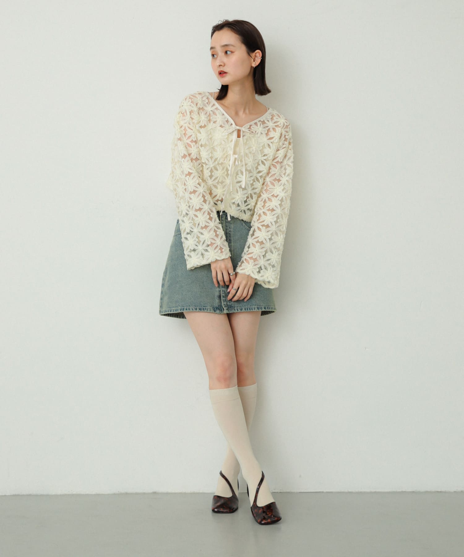 身長：169cm サイズ：one