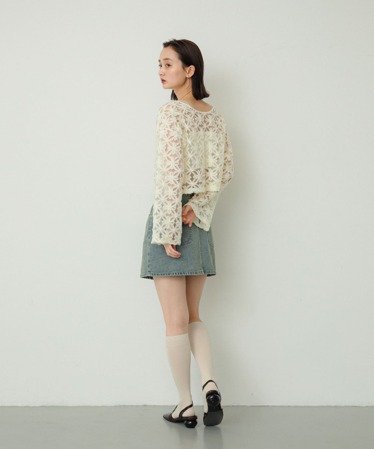 身長：169cm サイズ：one
