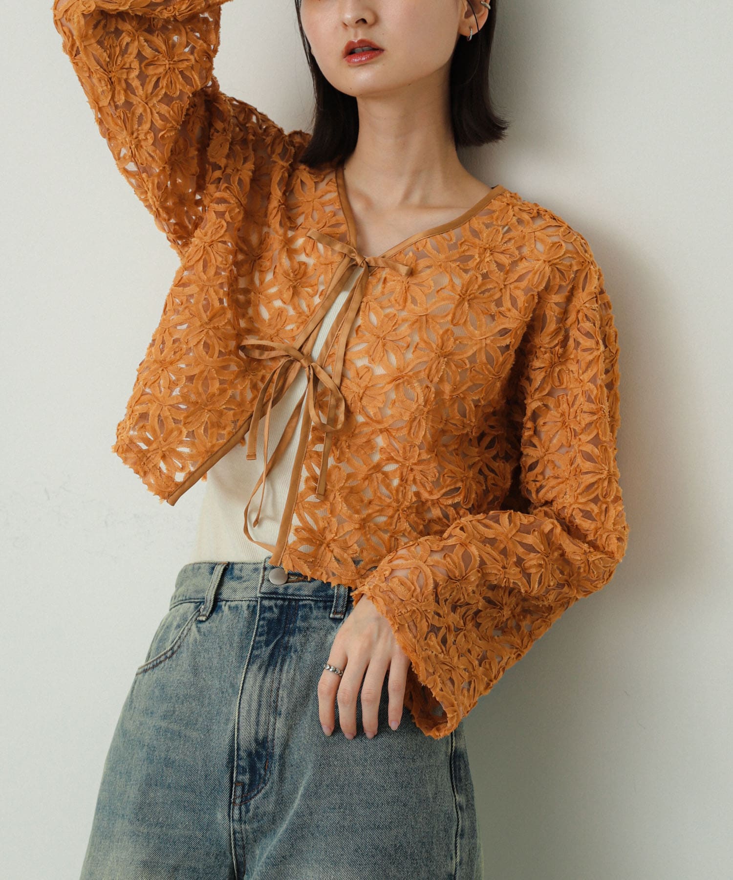 身長：169cm サイズ：one