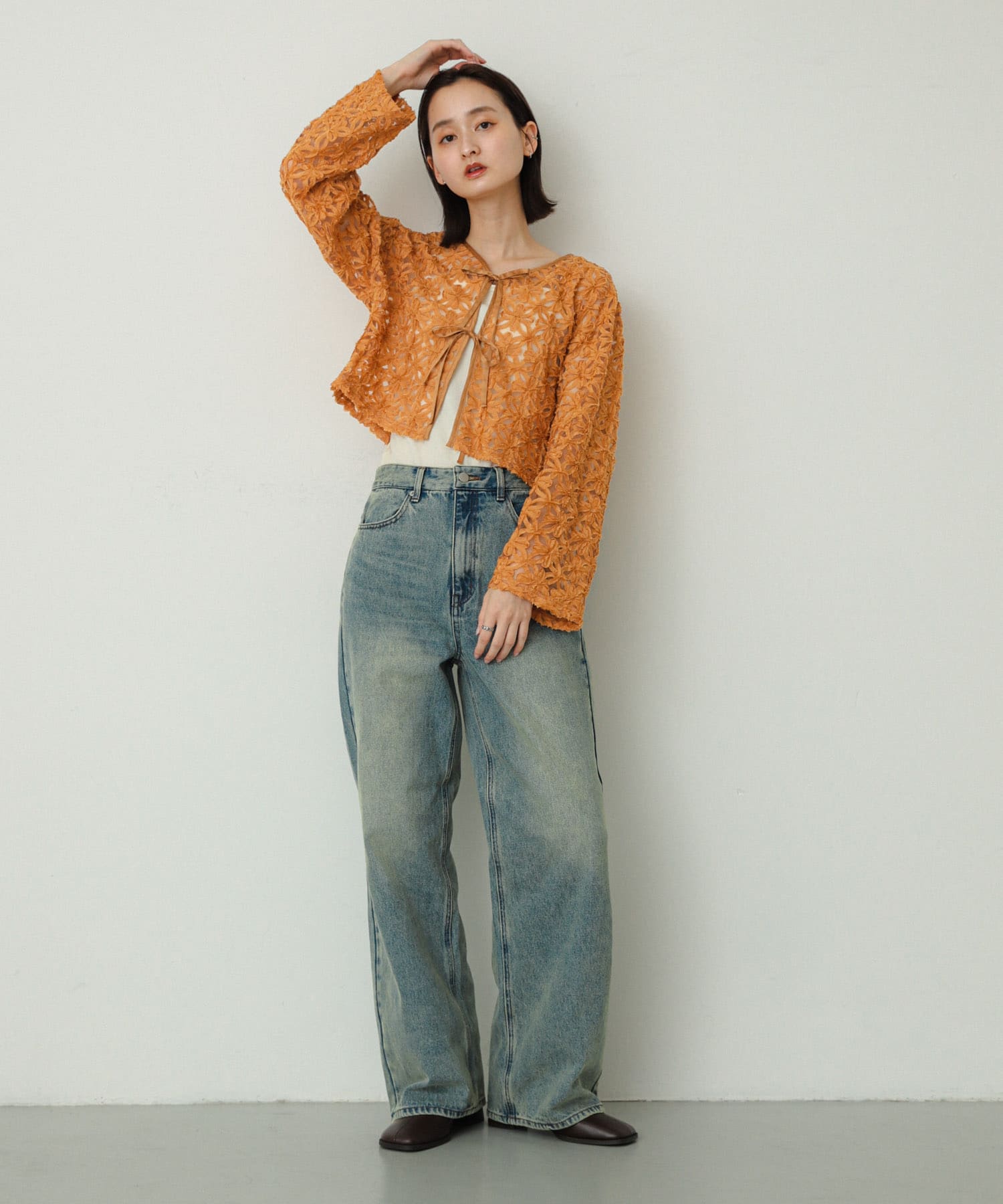 身長：169cm サイズ：one