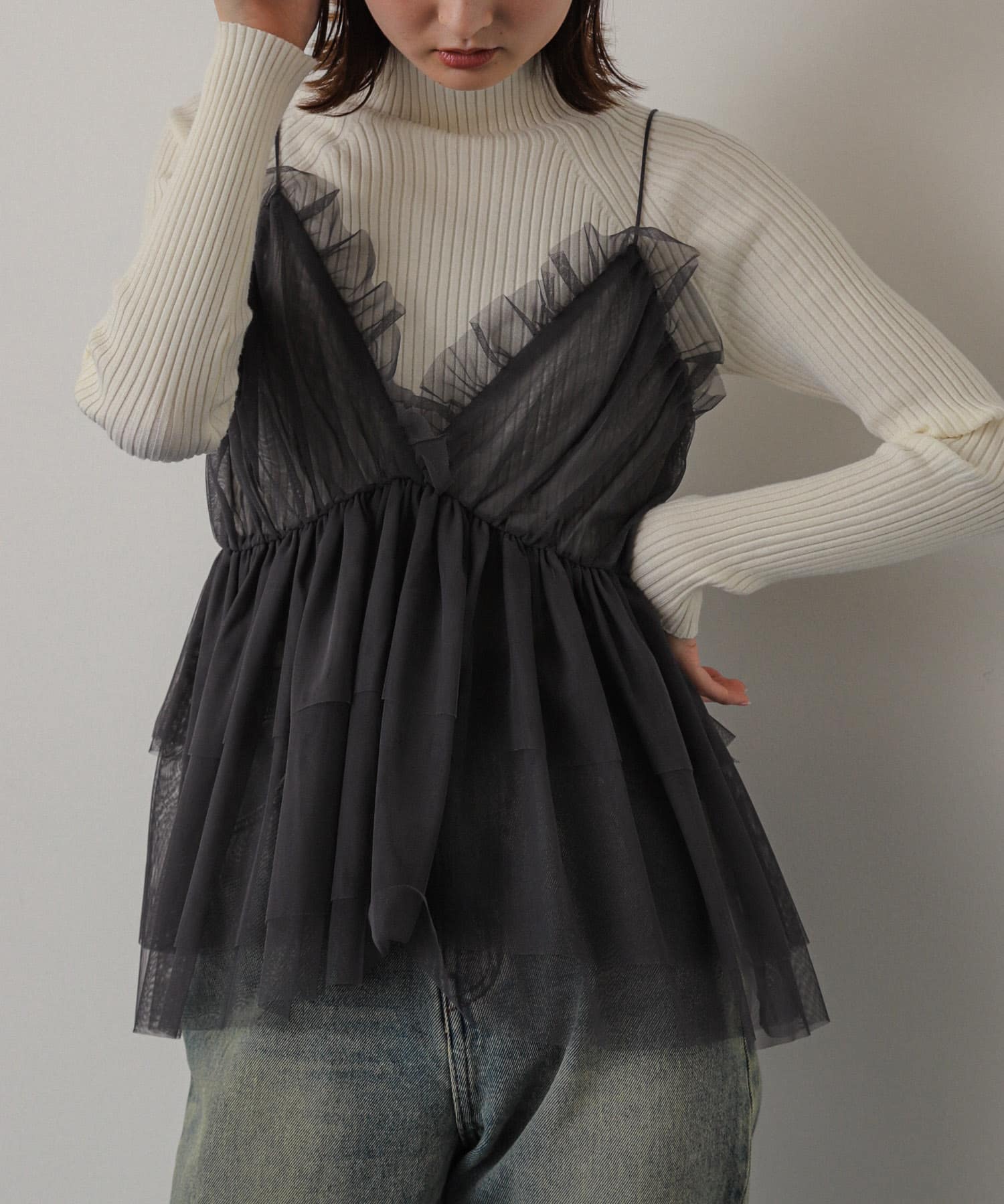 身長：169cm サイズ：one
