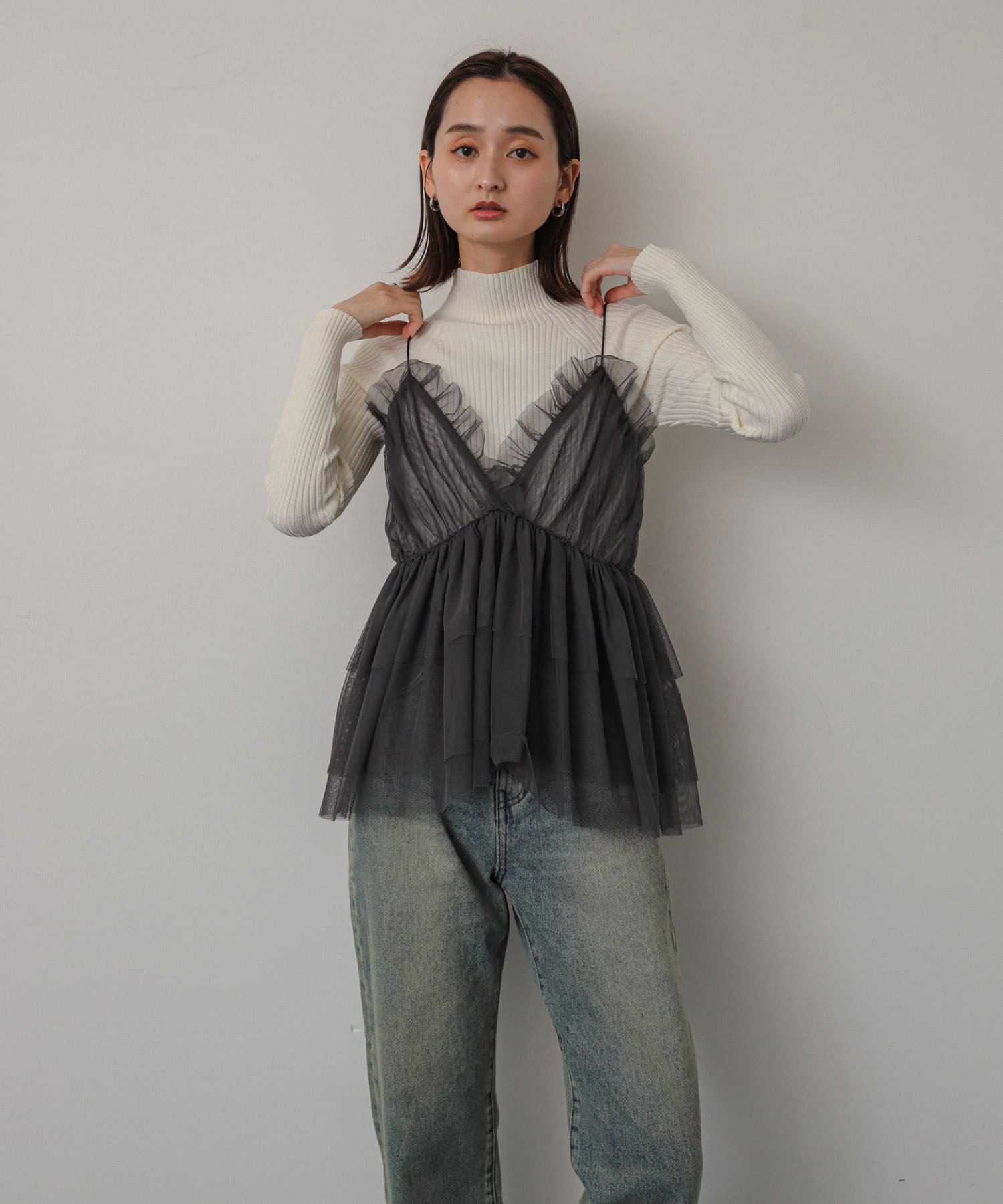 身長：169cm サイズ：one