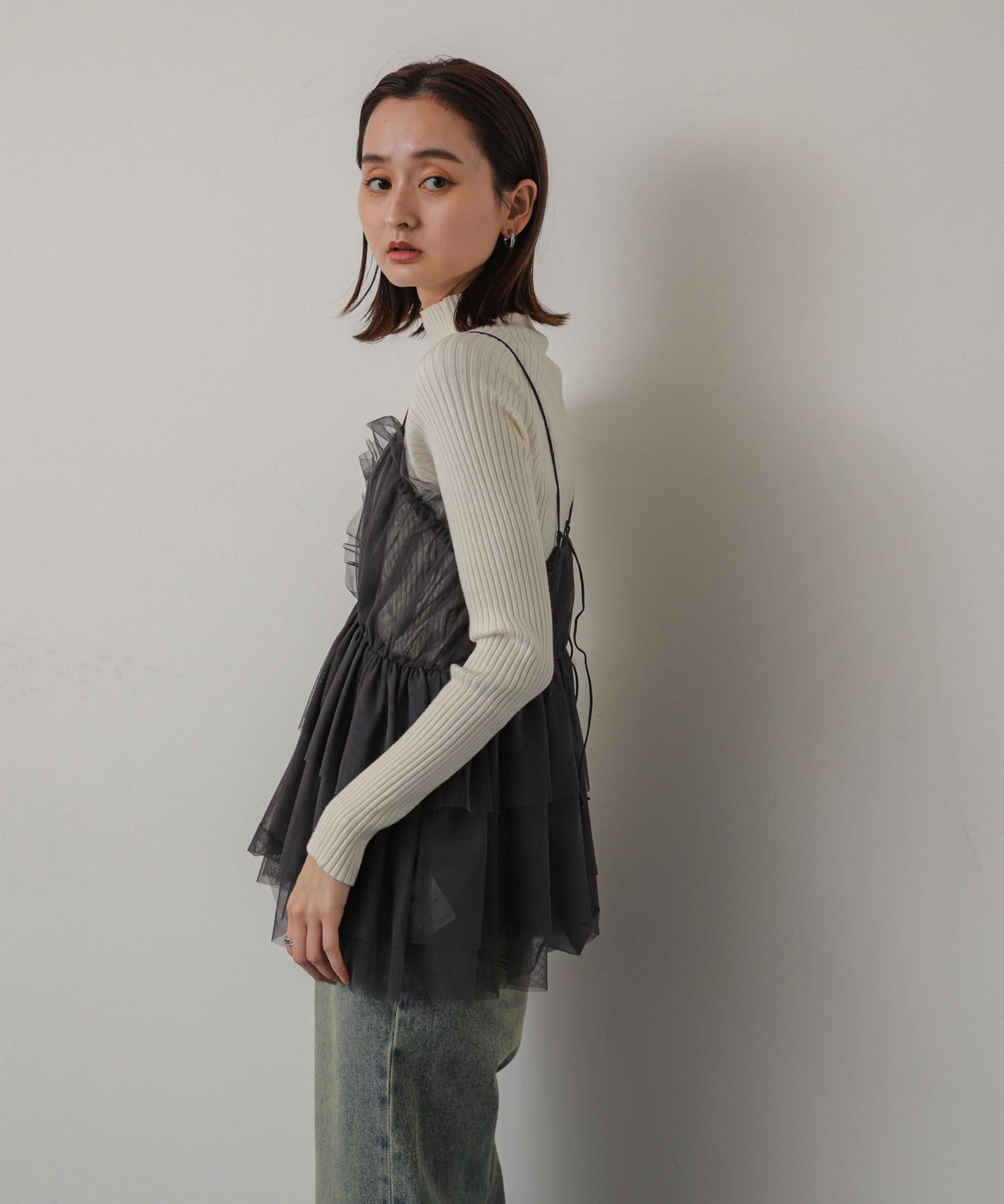 身長：169cm サイズ：one