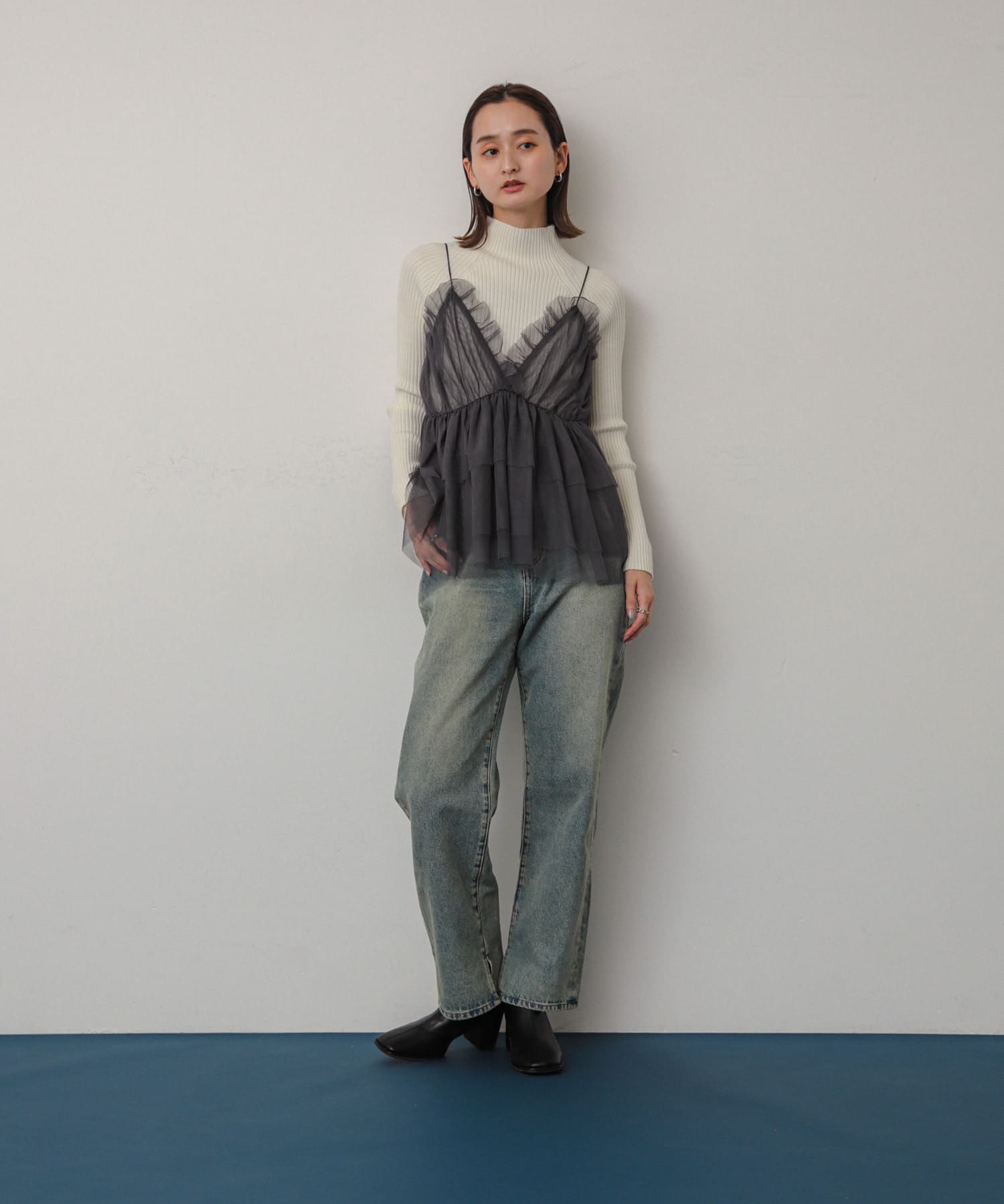 身長：169cm サイズ：one