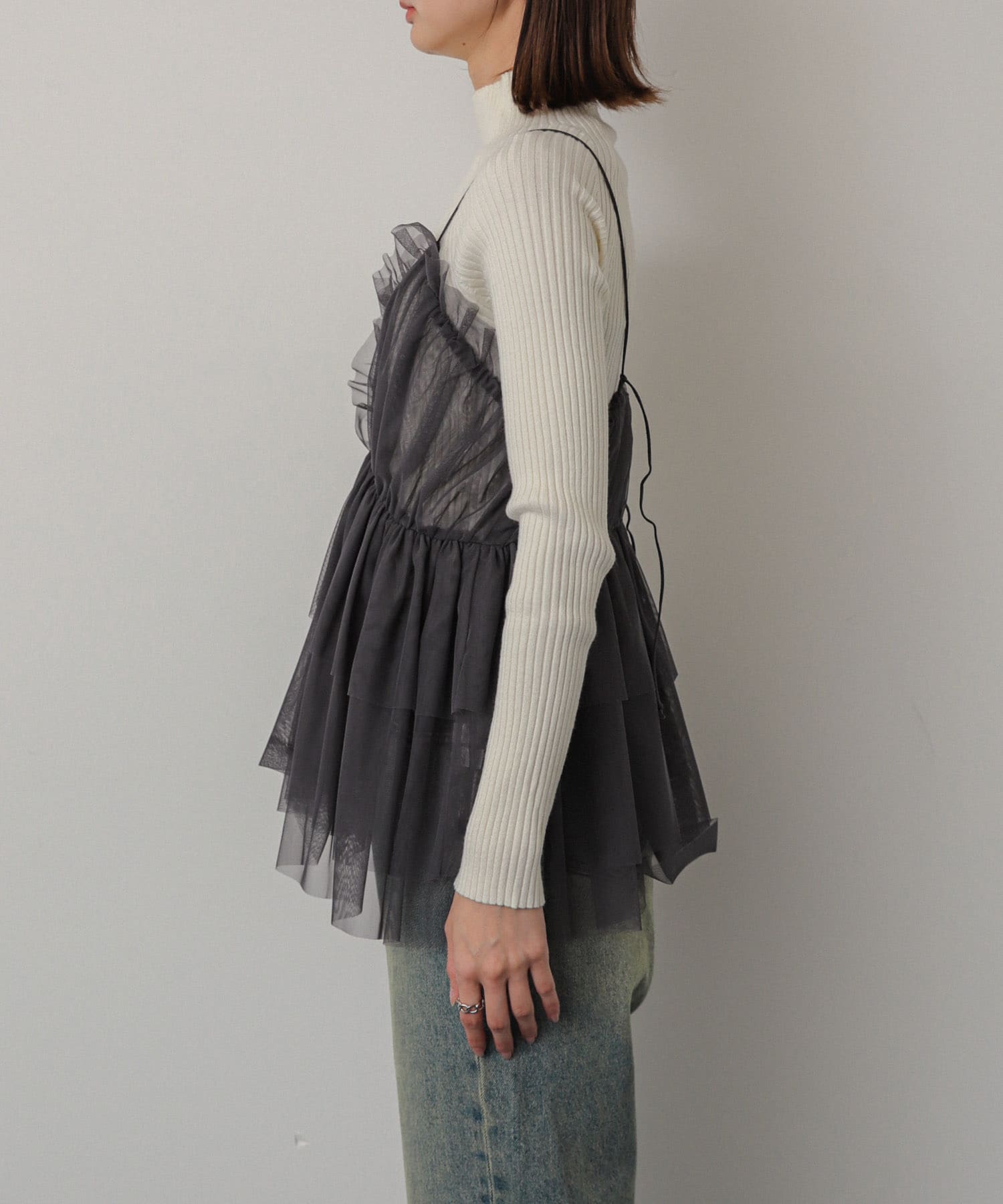 身長：169cm サイズ：one