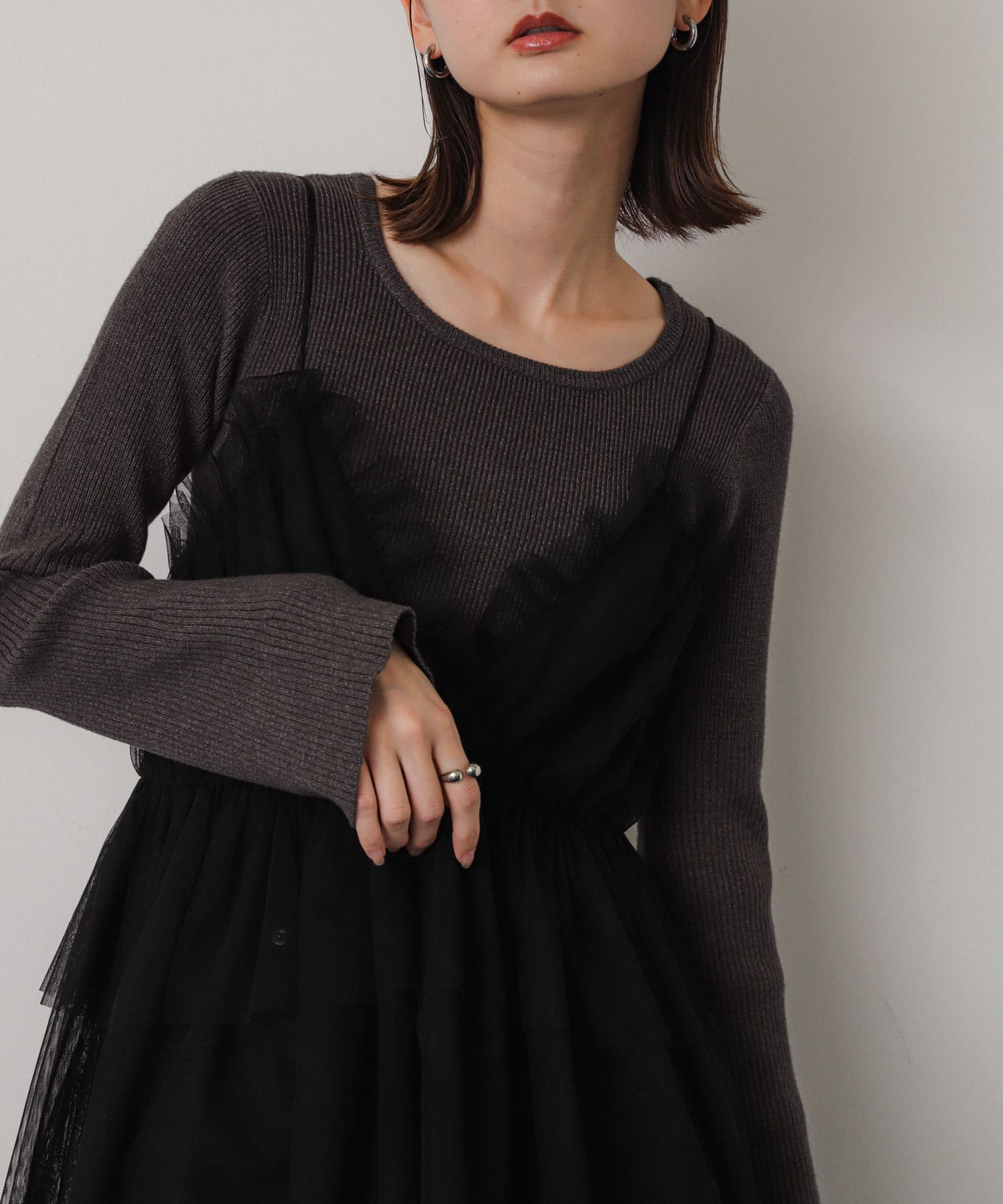 身長：169cm サイズ：one
