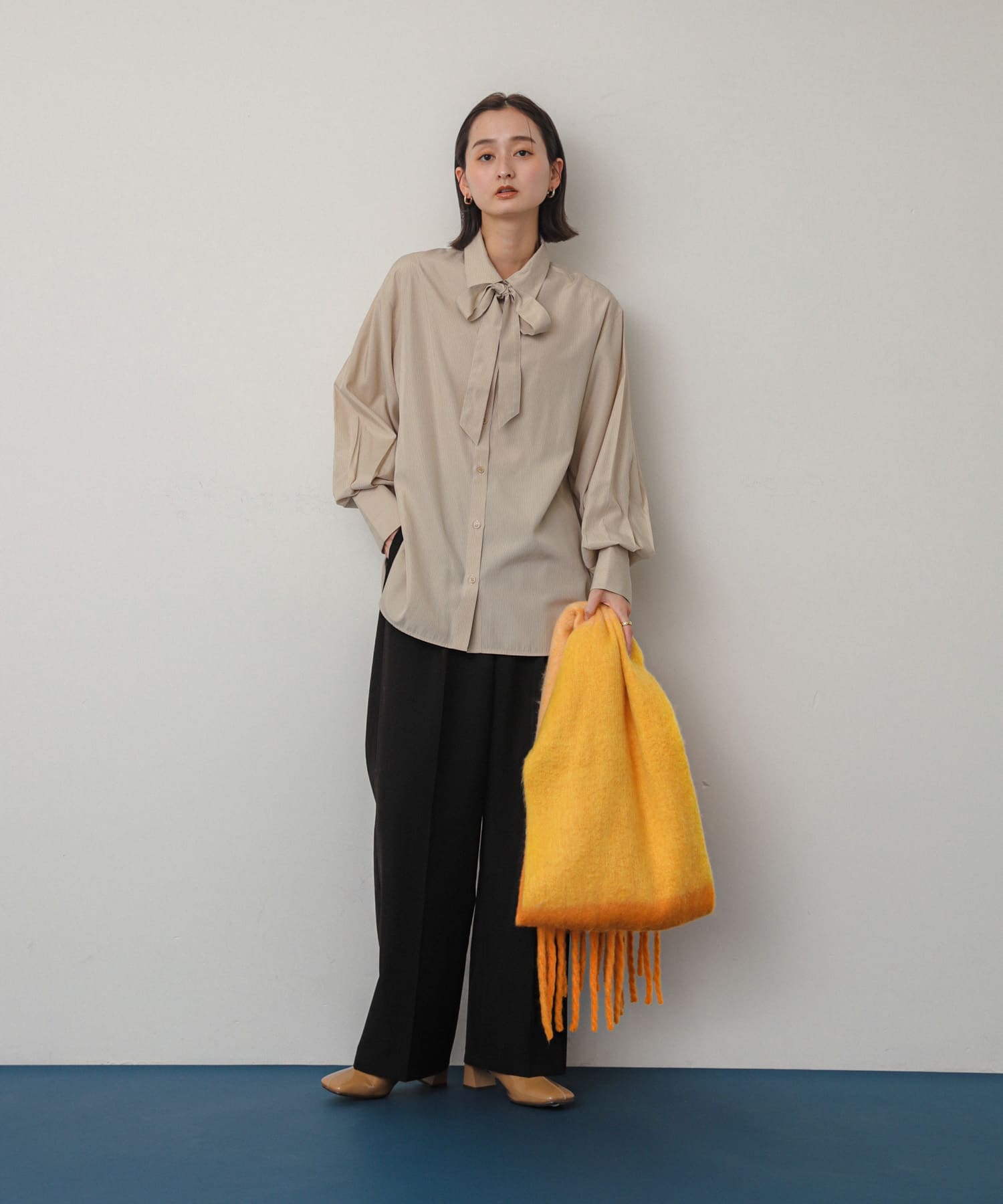 身長：169cm サイズ：one