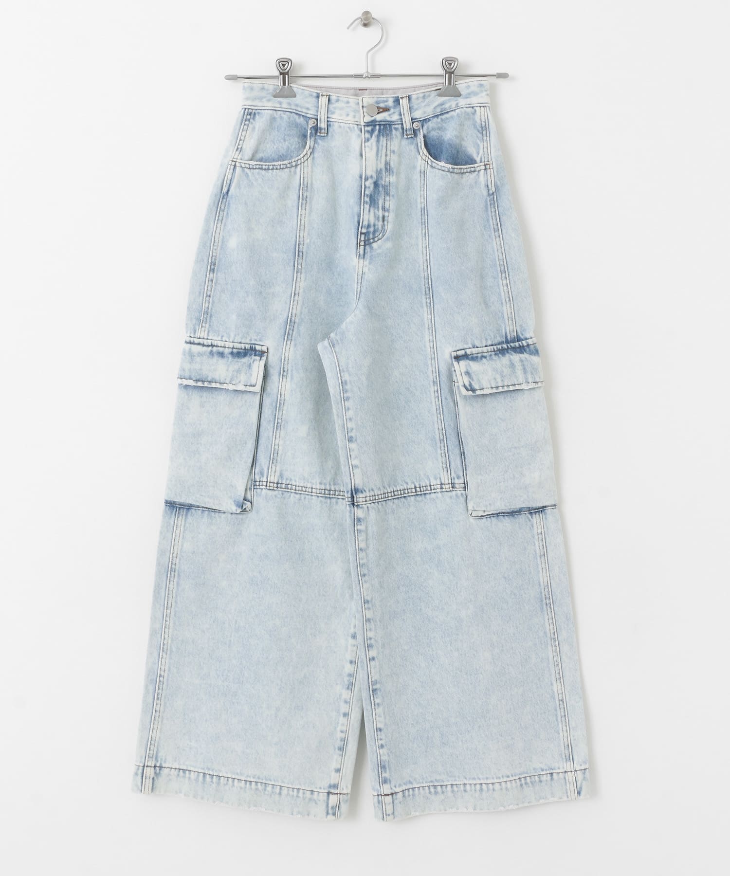 ヴィンテージデニムワイドパンツ L.INDIGO S