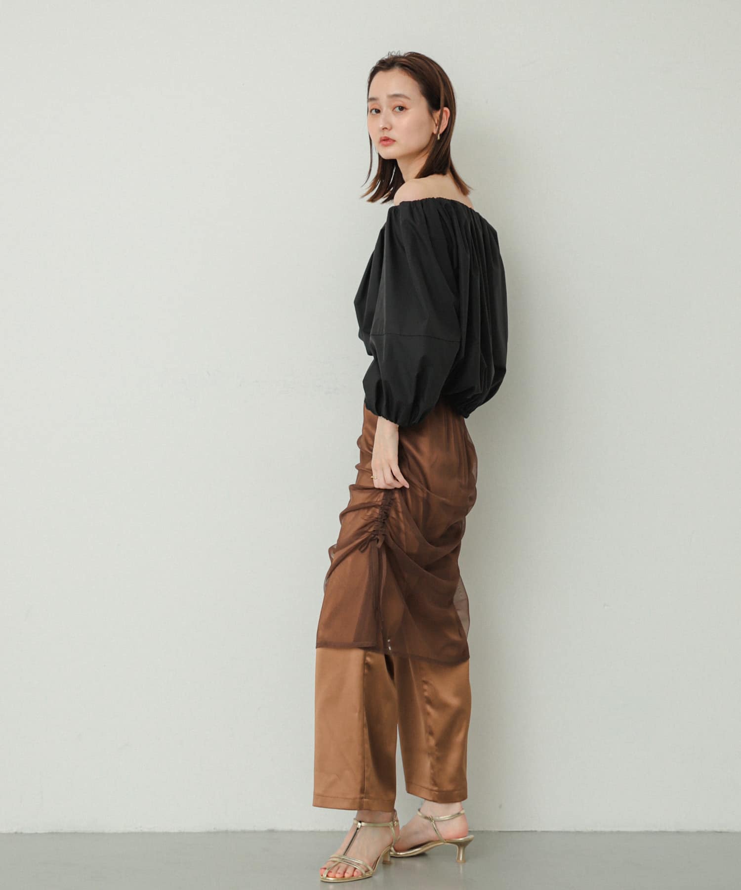 身長：169cm サイズ：one