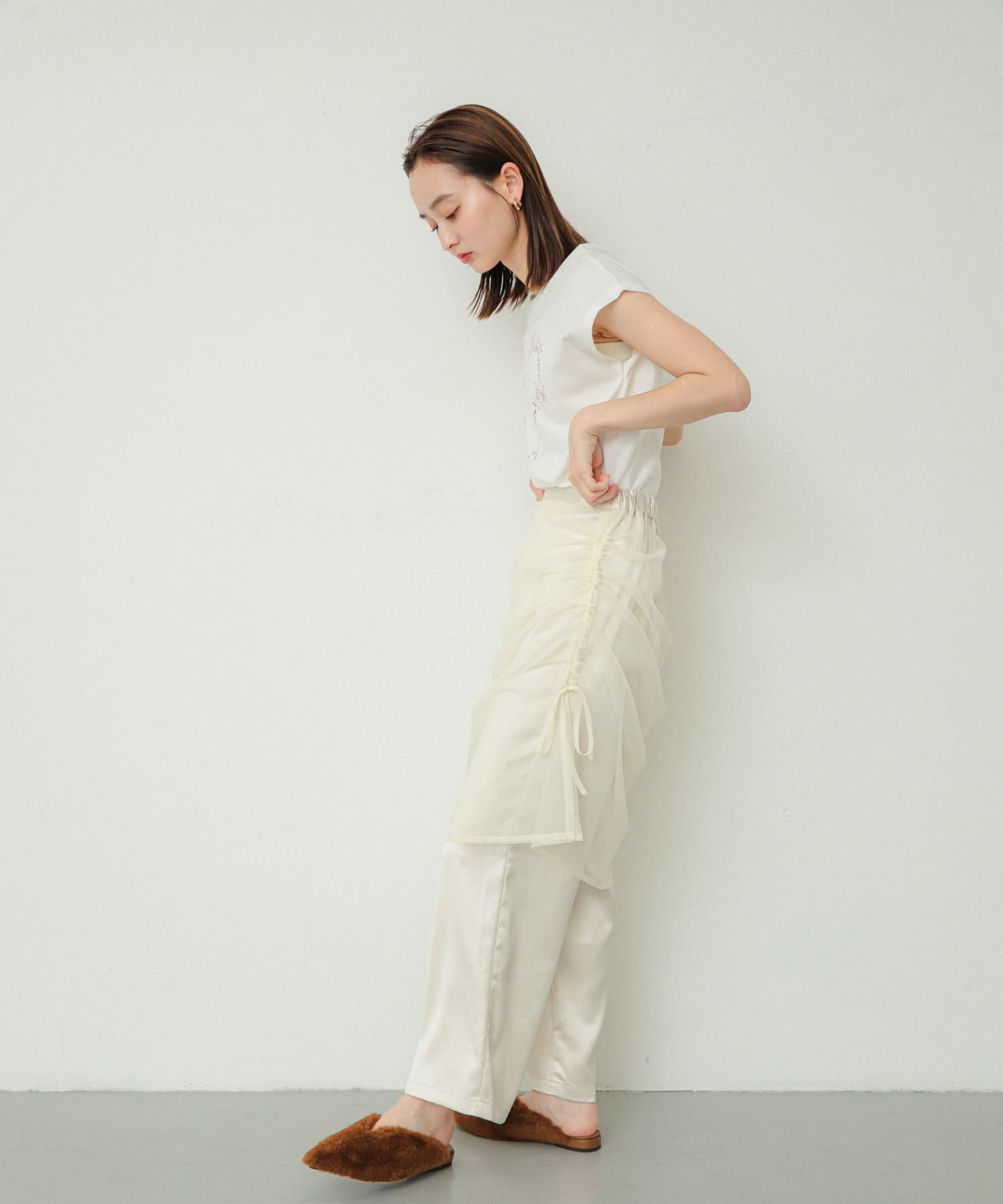 身長：169cm サイズ：one