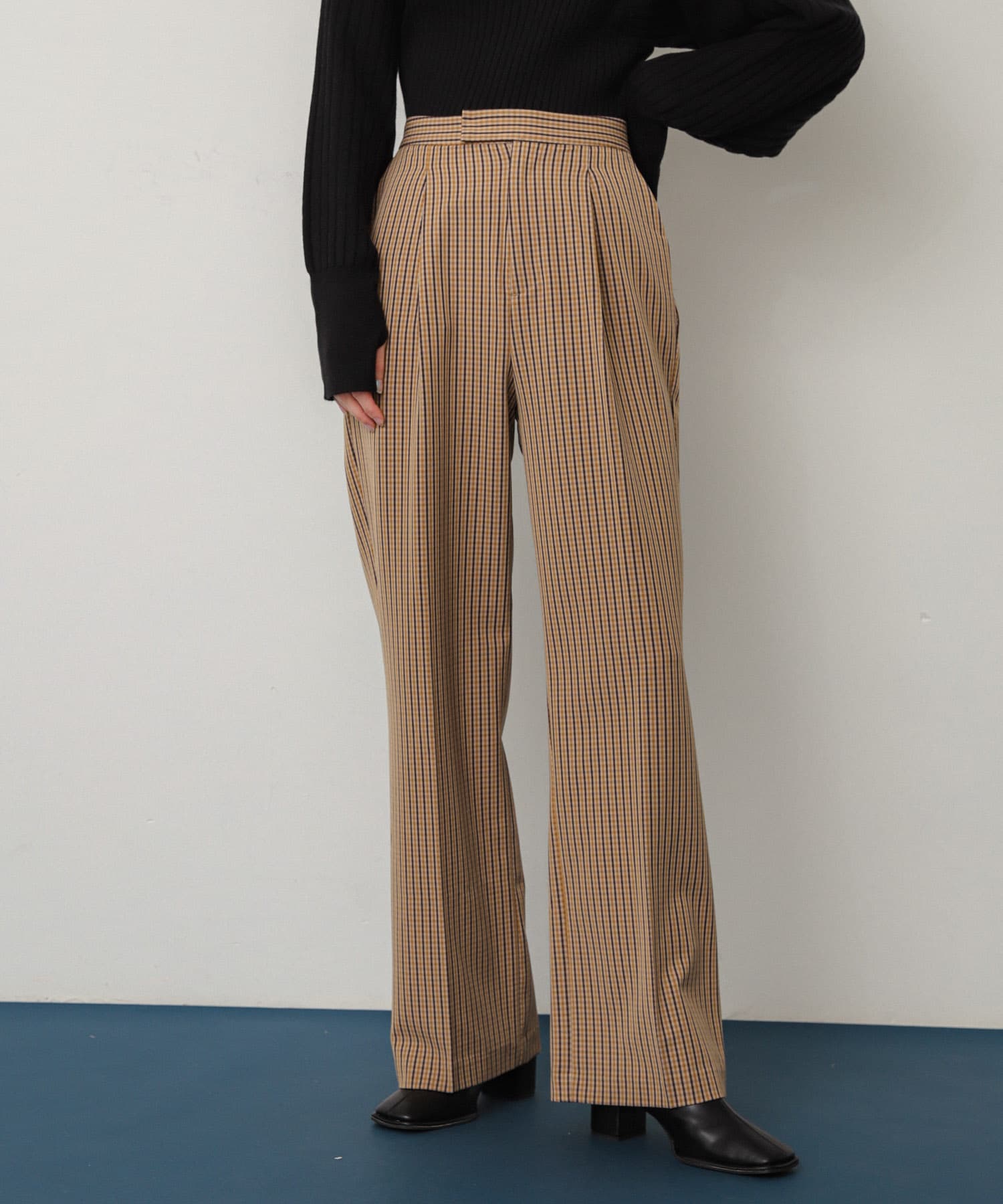 『TALLサイズ/WEB限定』センタープレスストレートパンツ