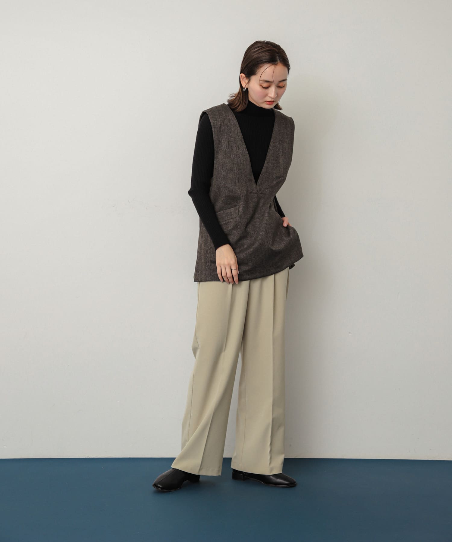 身長：169cm サイズ：L