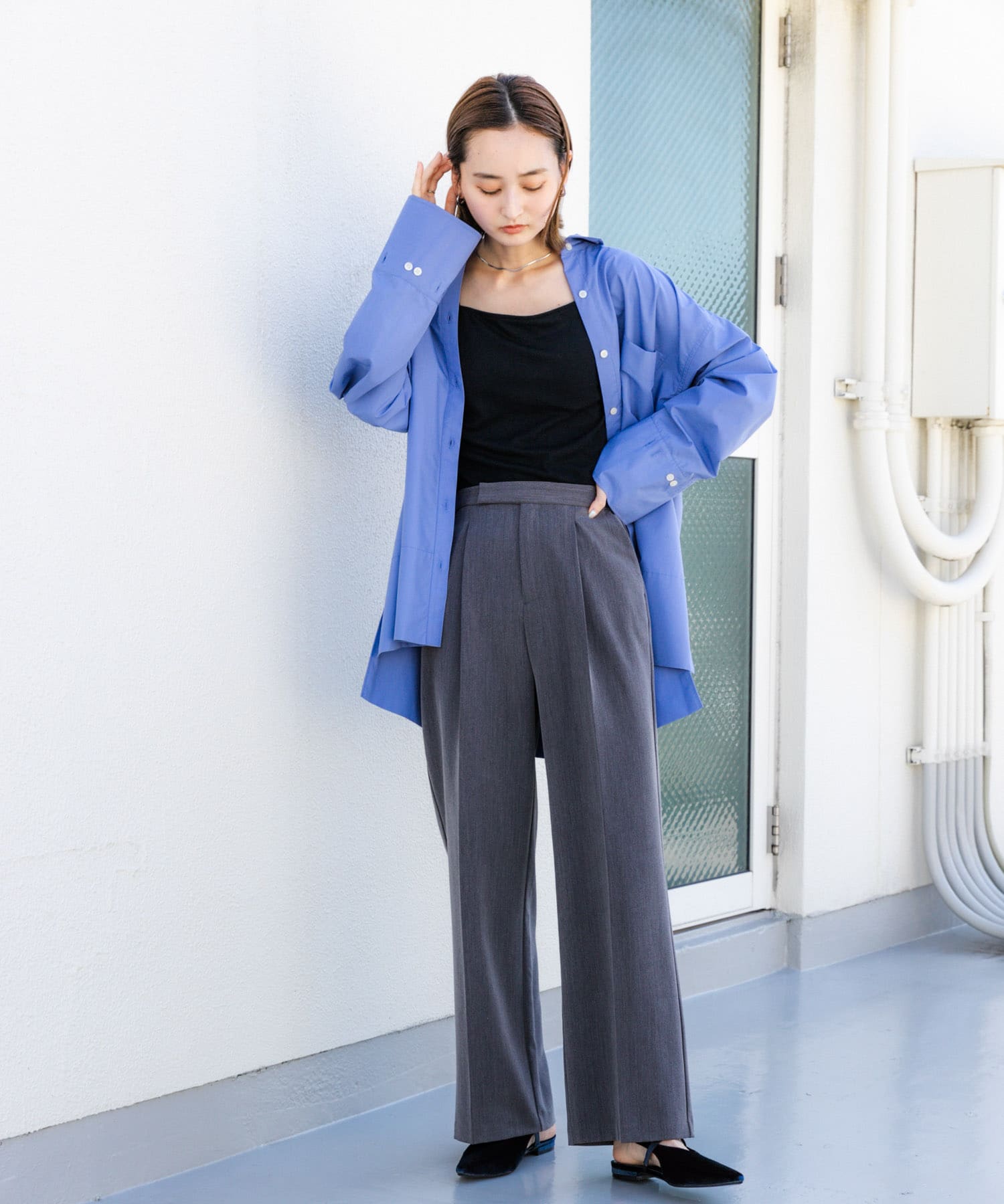 身長：169cm サイズ：L
