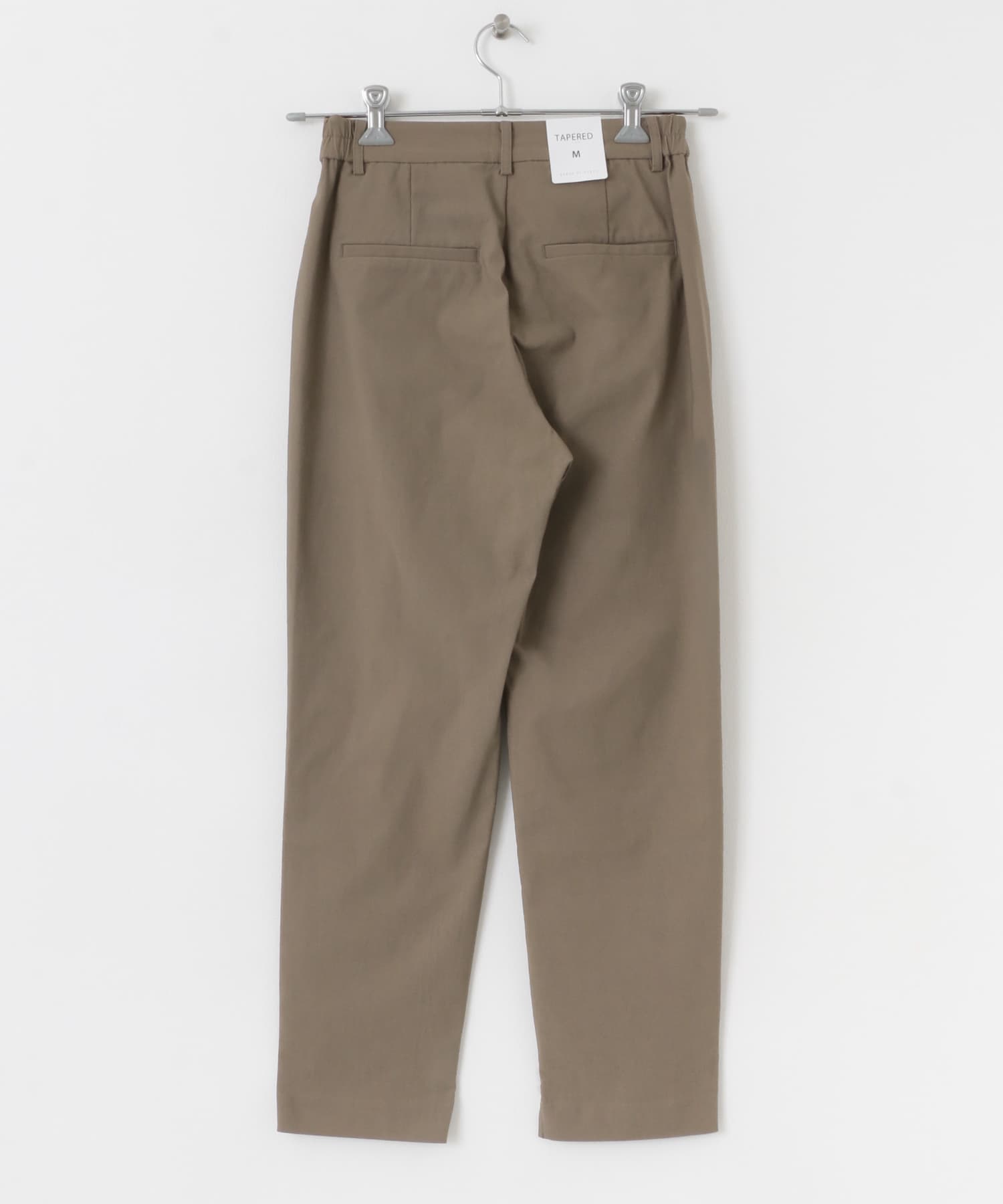 『TALLサイズあり』ストレッチスリムテーパードパンツ MOCHA XS