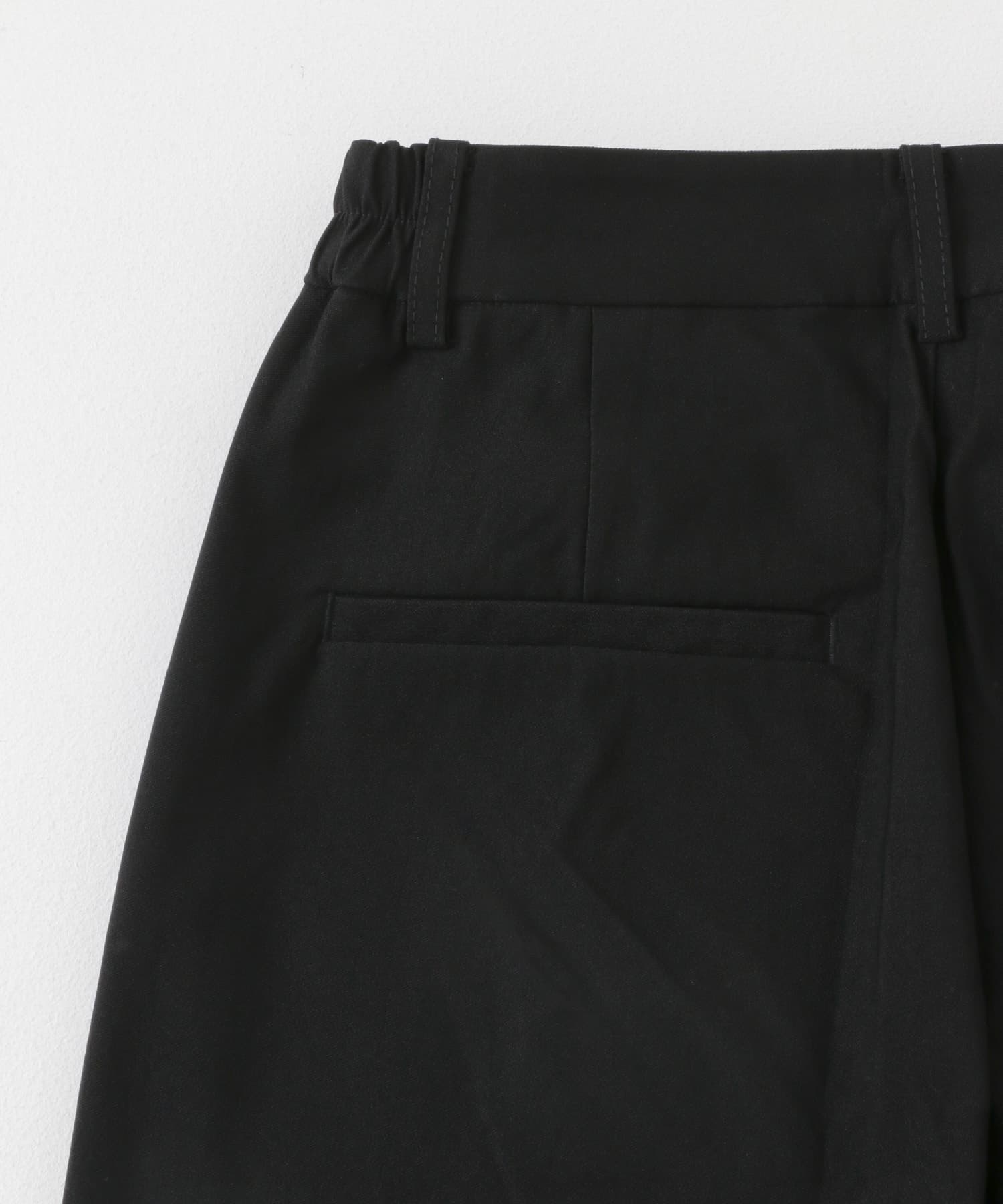『TALLサイズあり』ストレッチスリムテーパードパンツ BLACK XS
