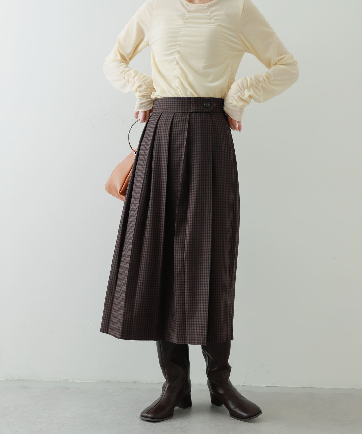 身長：169cm サイズ：one