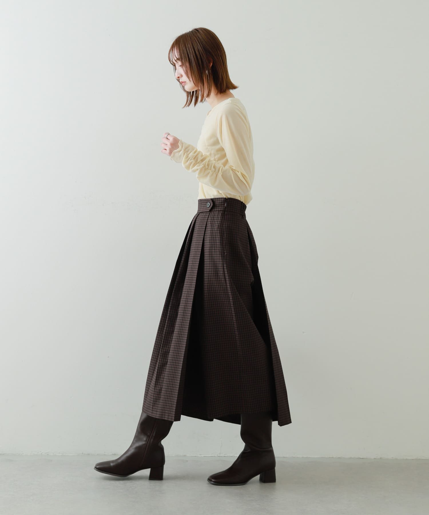 身長：169cm サイズ：one