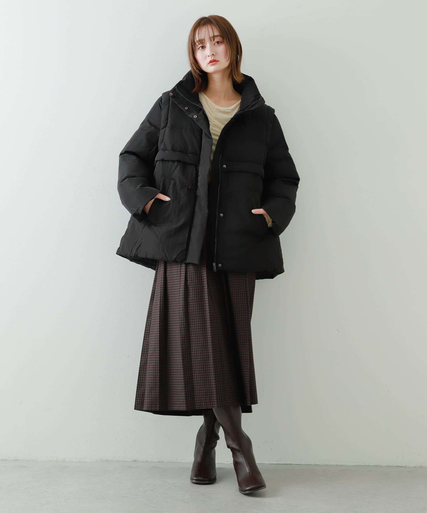 身長：169cm サイズ：one