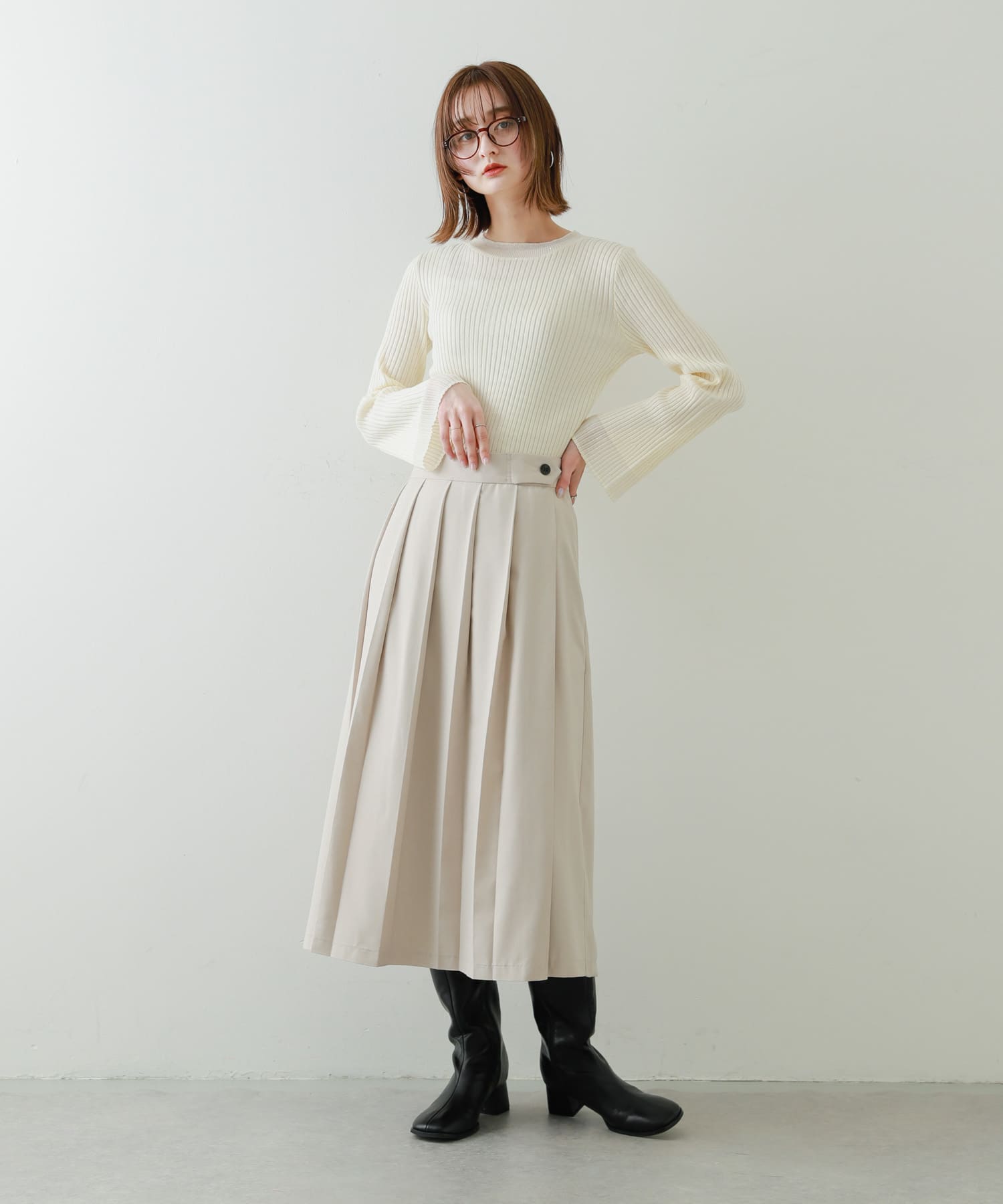 身長：169cm サイズ：one