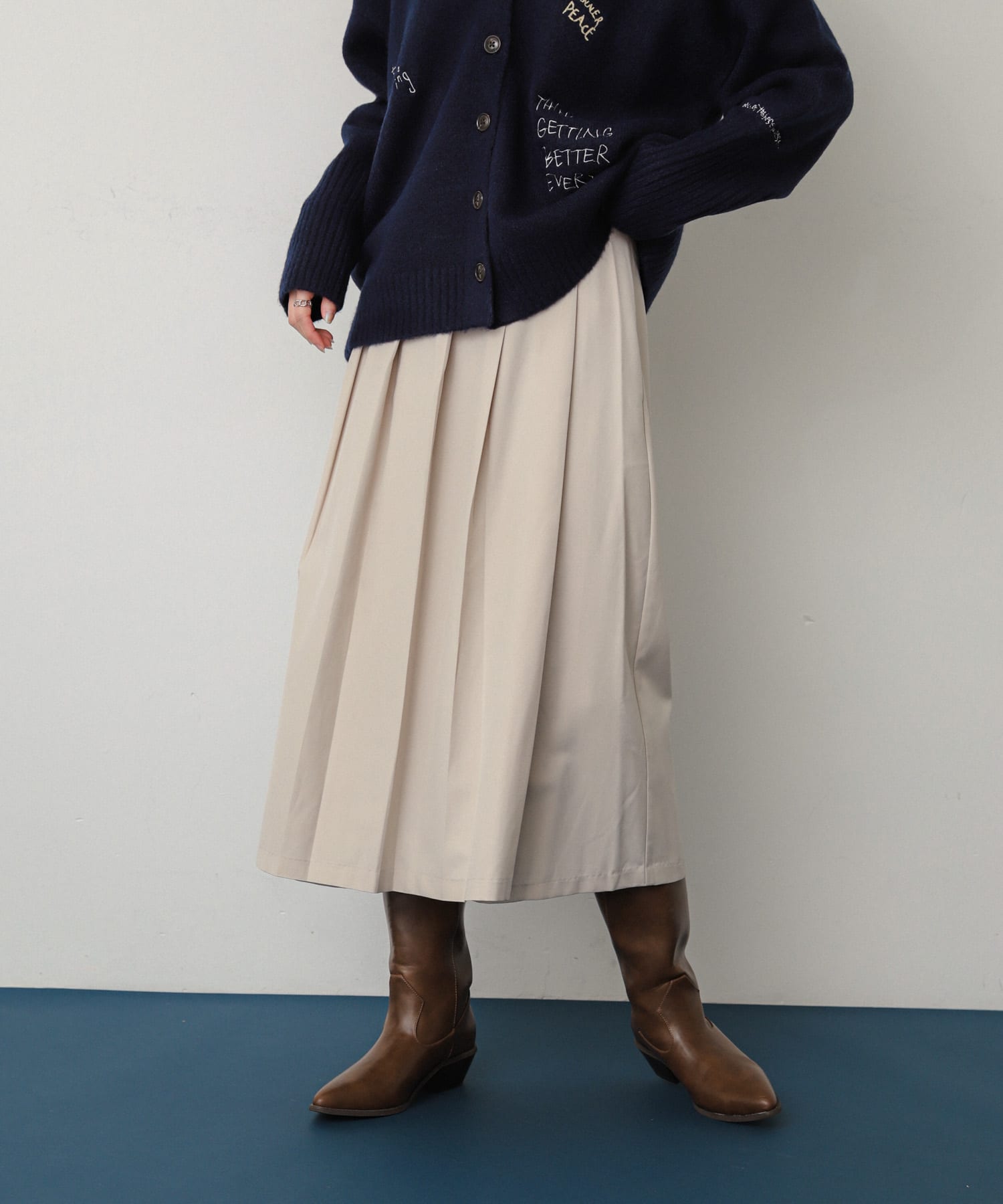 身長：169cm サイズ：one