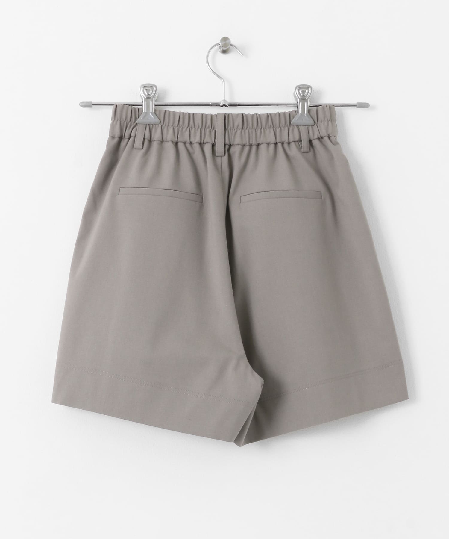 ダブルタックショートパンツ GRAY S