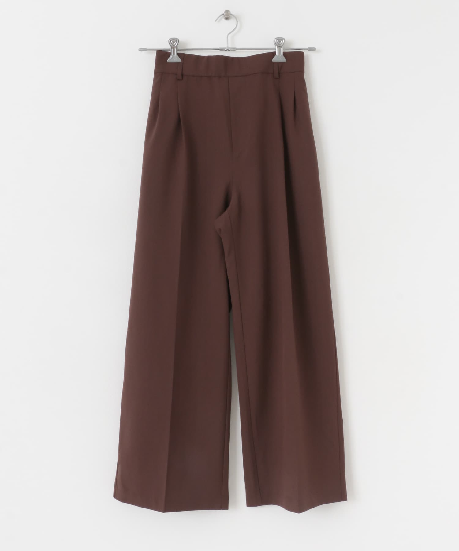 『一部WEB限定カラー』『TALLサイズ/WEB限定』ワイドイージーパンツ BROWN XS