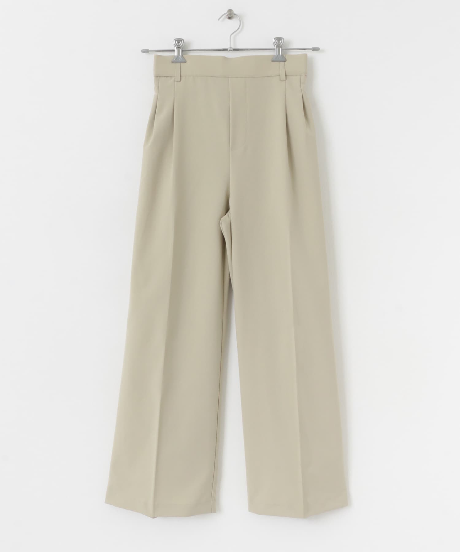 『一部WEB限定カラー』『TALLサイズ/WEB限定』ワイドイージーパンツ BEIGE XS