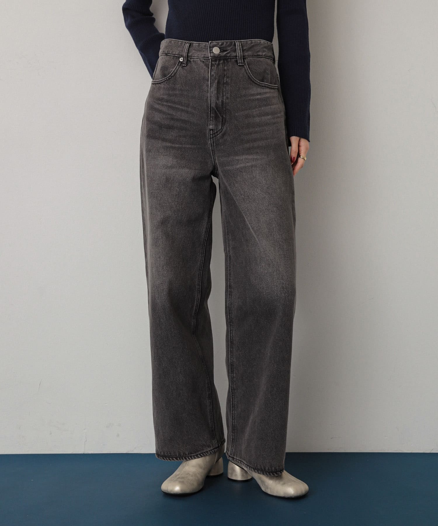 people sense グレーワイドデニム Ｓサイズ WEB/一部店舗限定』ワイドデニム(S GRAY): ボトム｜URBAN