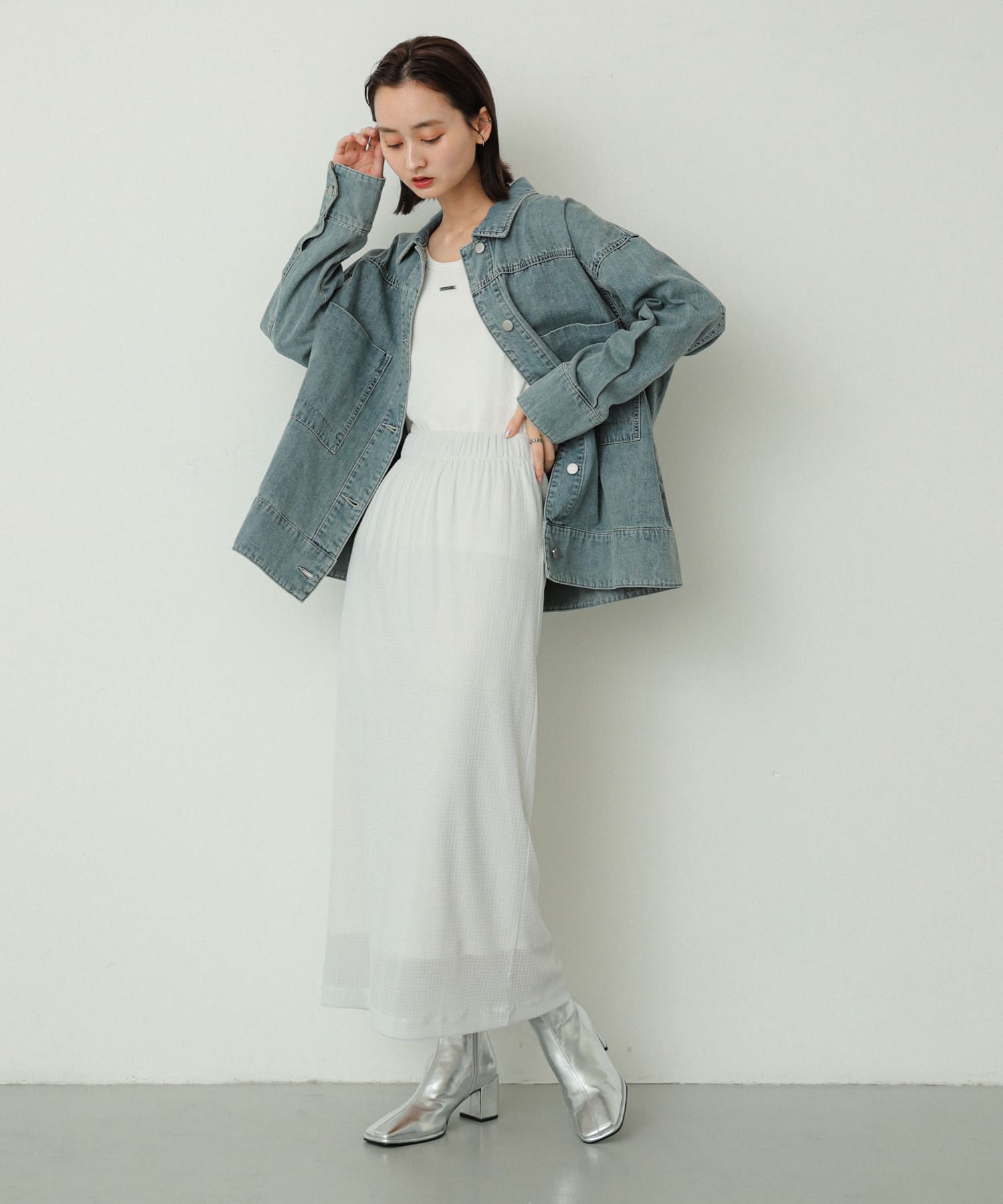 身長：169cm サイズ：one