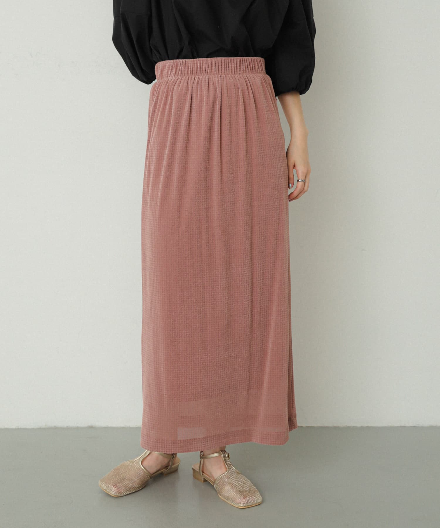 身長：169cm サイズ：one