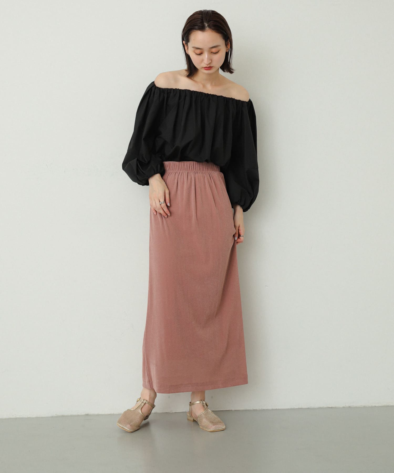 身長：169cm サイズ：one