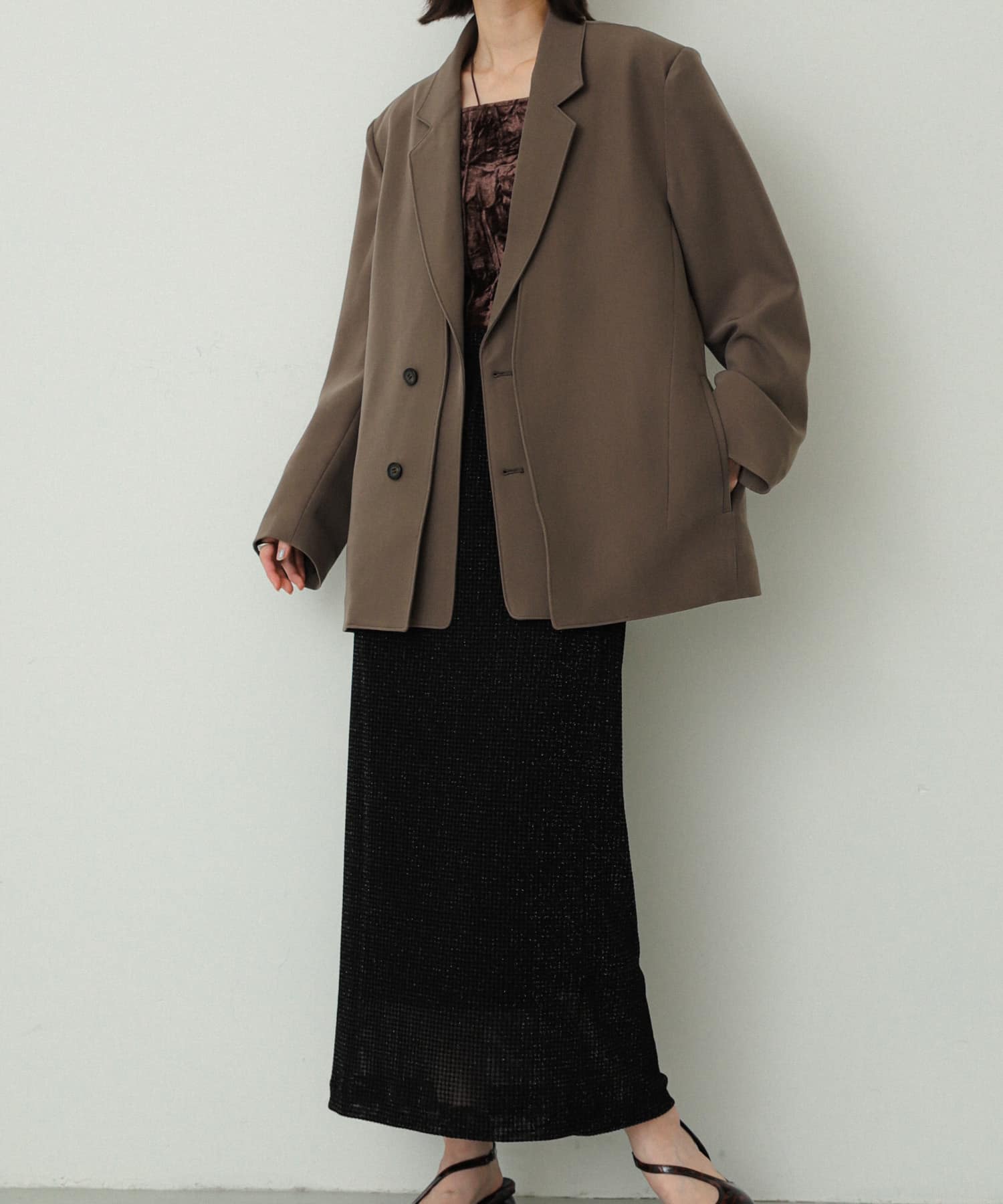 身長：169cm サイズ：one