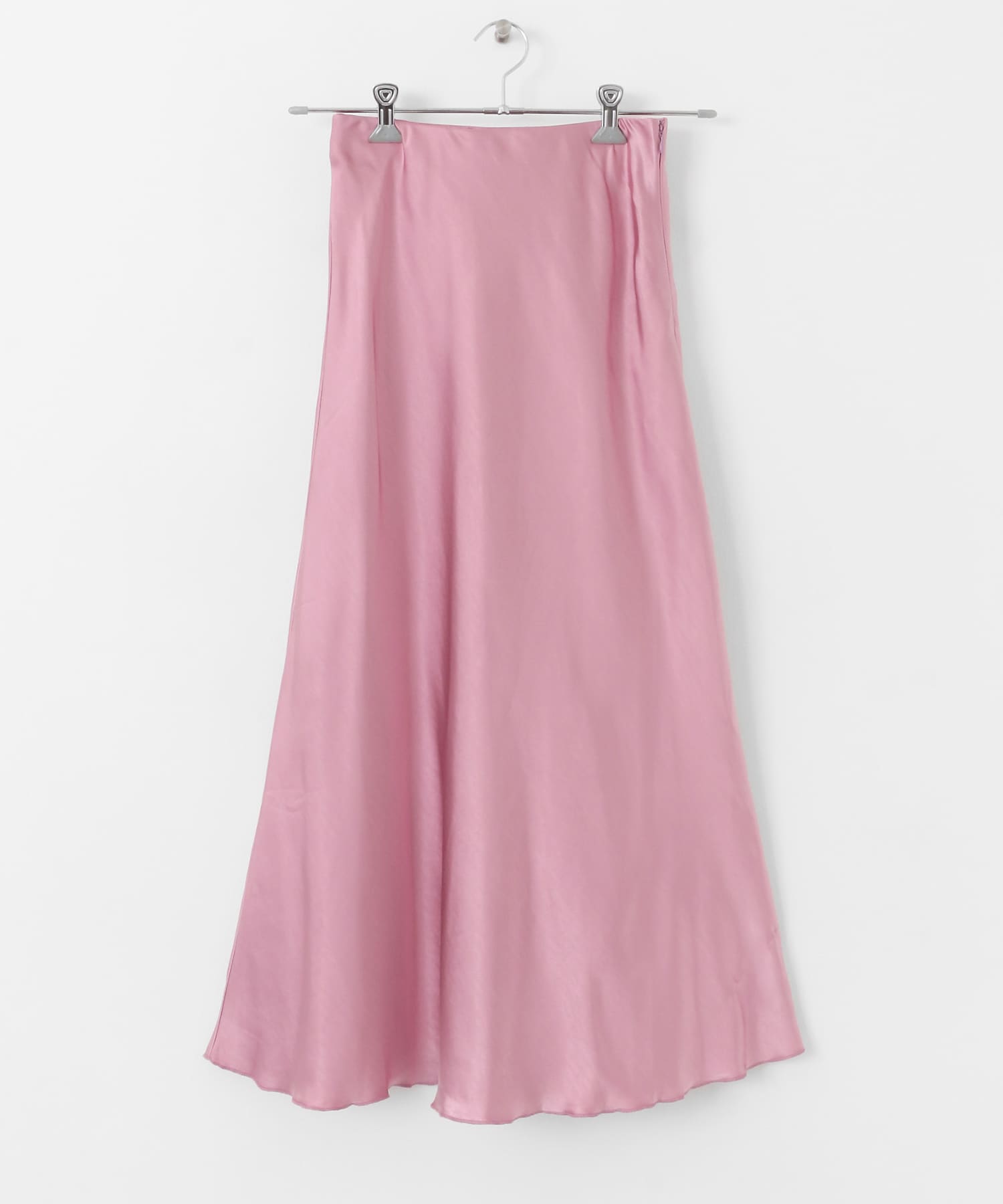 『WEB/一部店舗限定サイズ』ナローサテンスカート L.PINK S